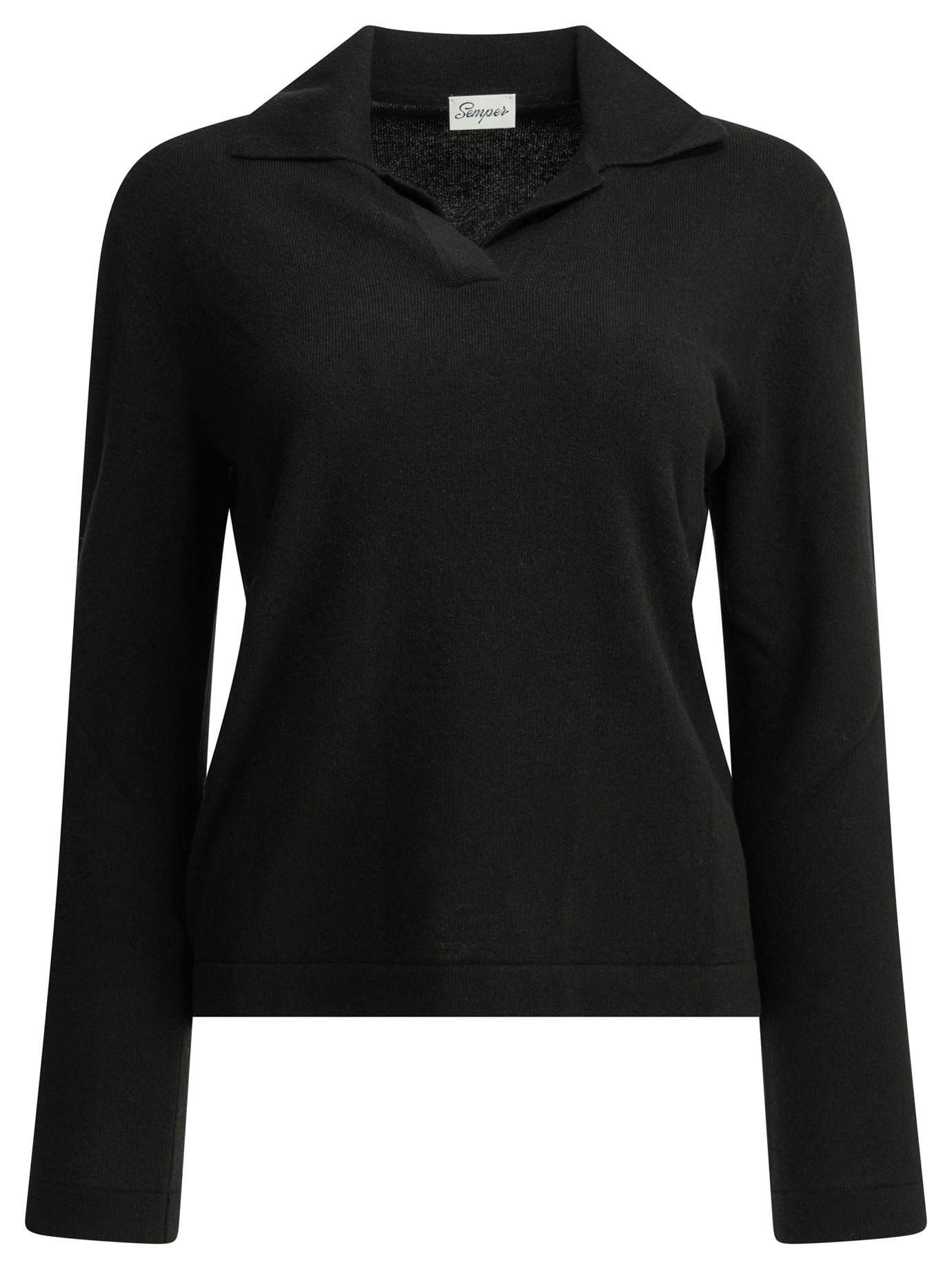 Semper Cashmere Polo Sweater