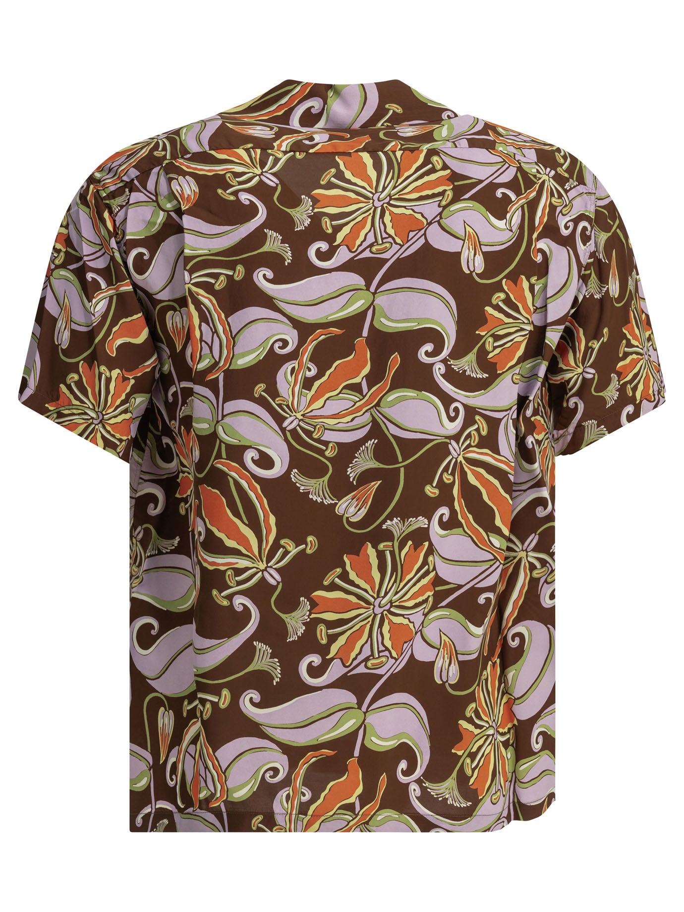 Sun Surf Spider Lily Casual Shirt