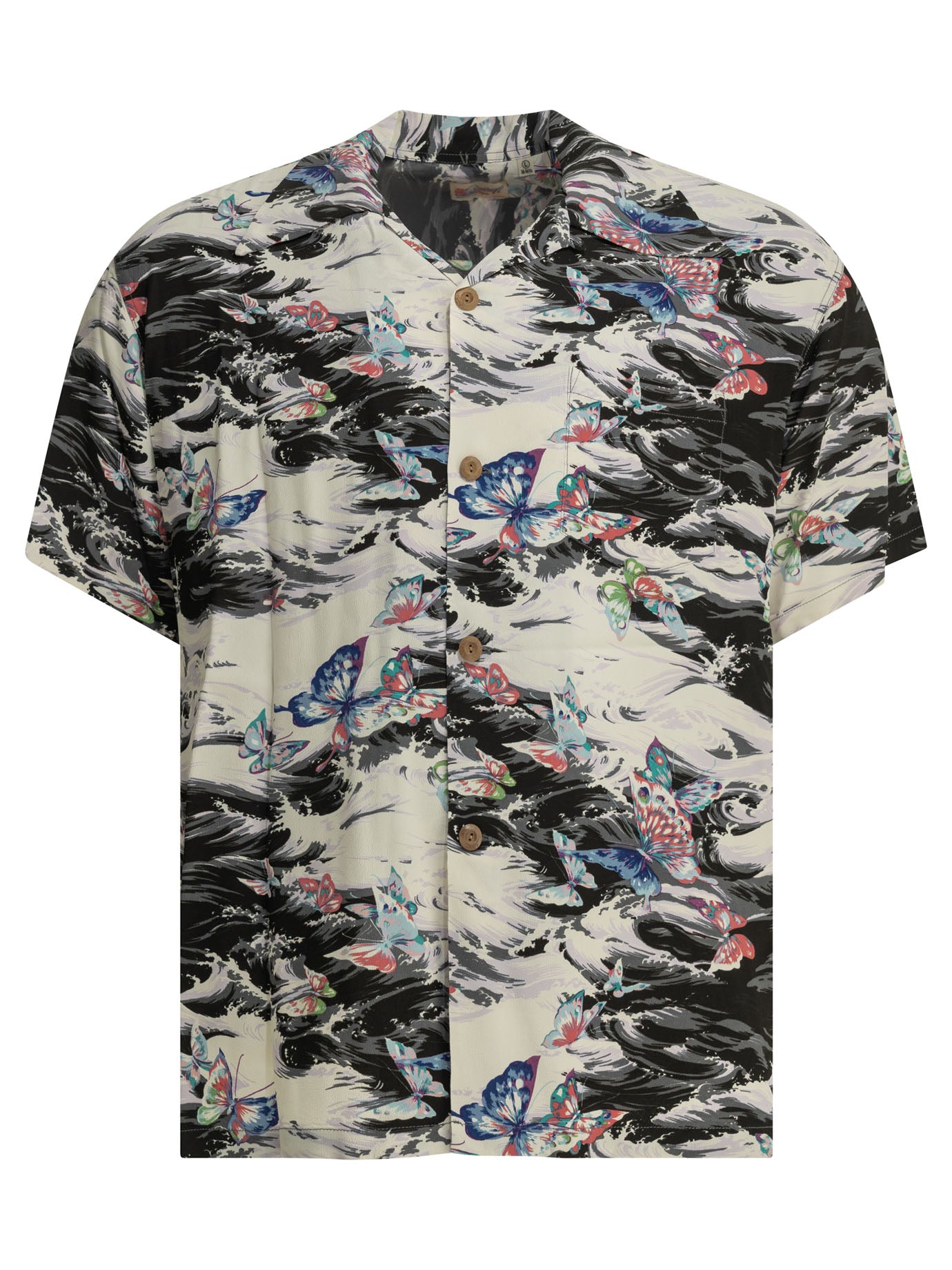Sun Surf Butterfly Splash Casual Shirt