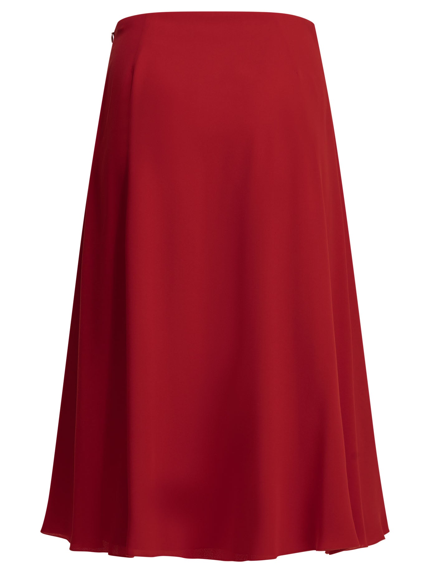 Valentino Flared Midi Skirt In Silk