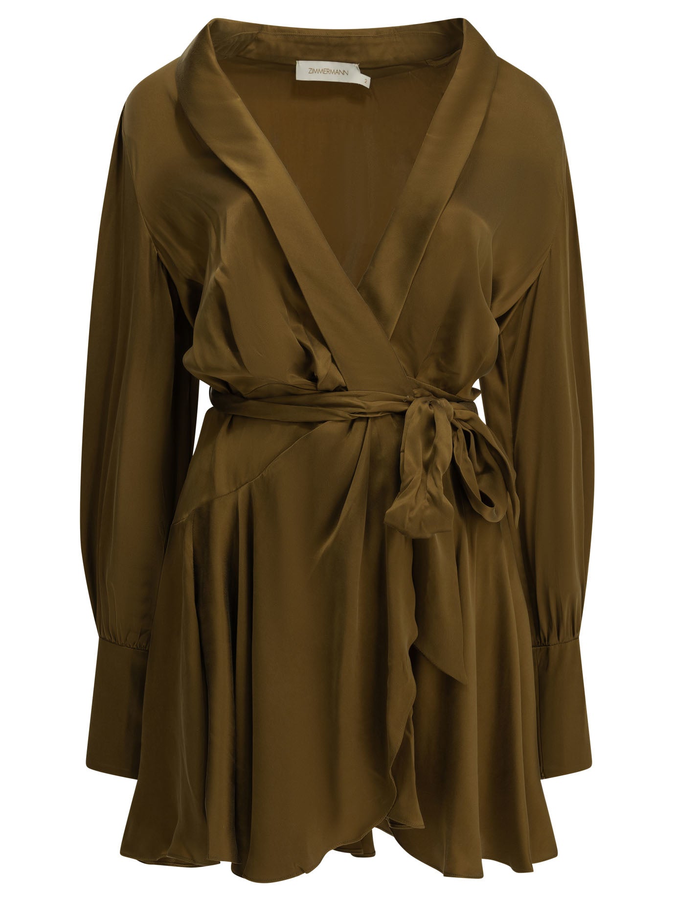 Zimmermann Short Wrap Dress