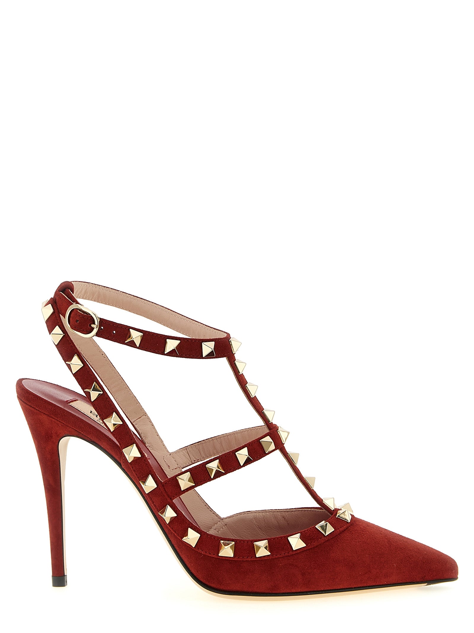 Valentino Garavani Valentino Garavani 'Rockstud'Ankle Strap Pumps