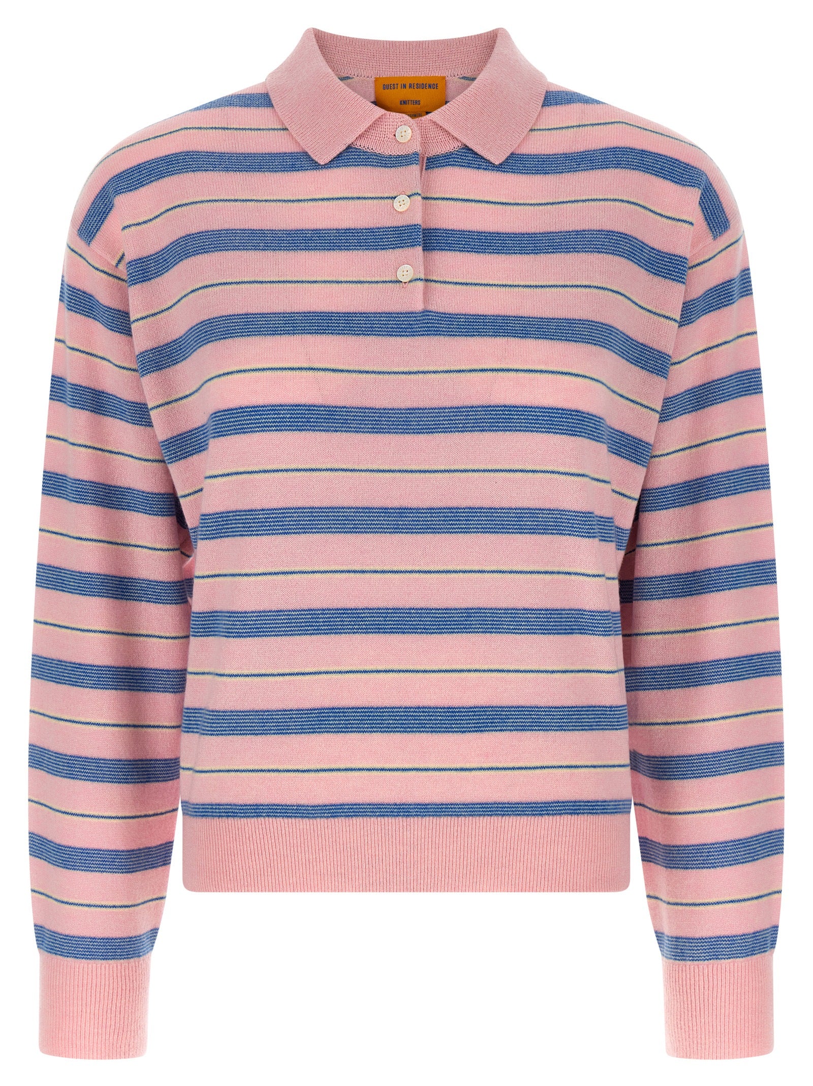 Guest In Residence 'Collegiate Stripe Polo' Sweater