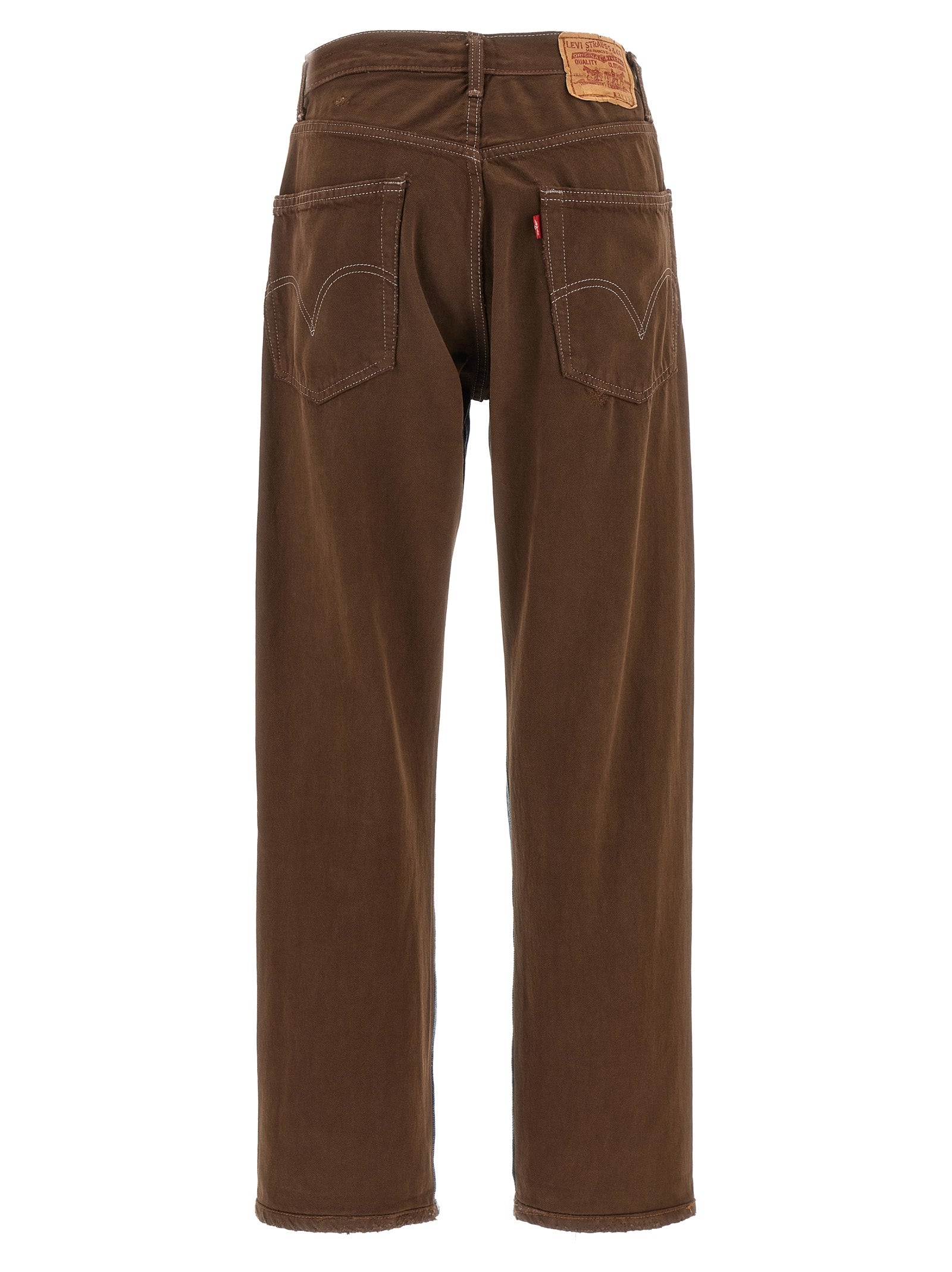 B Sides 'Vintage Straight Rework Halfsie' Jeans