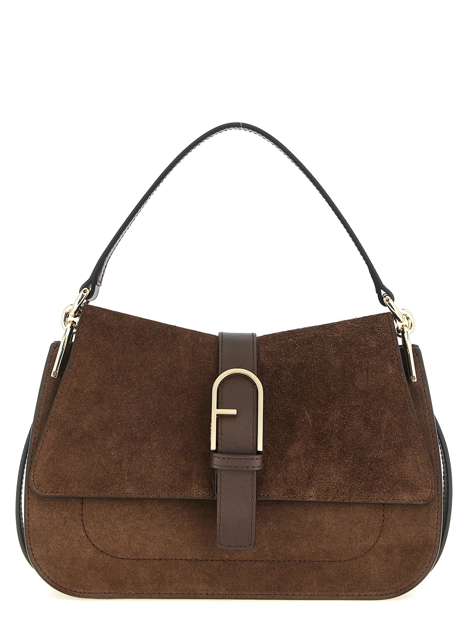 Furla 'Flow M' Buckle Handbag