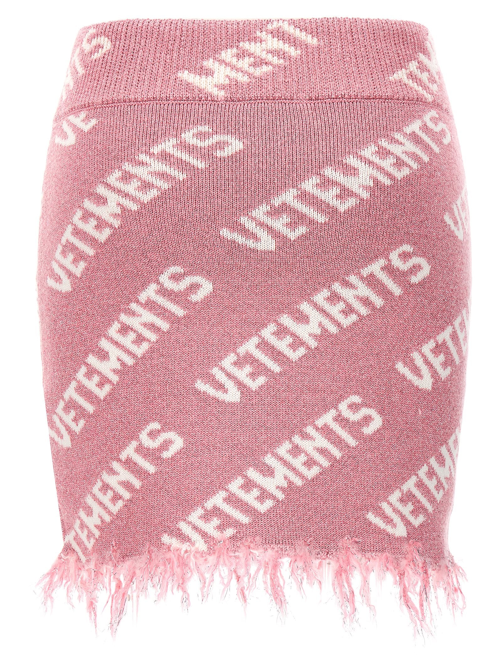Vetements 'Iconic Lurex Monogram' Skirt