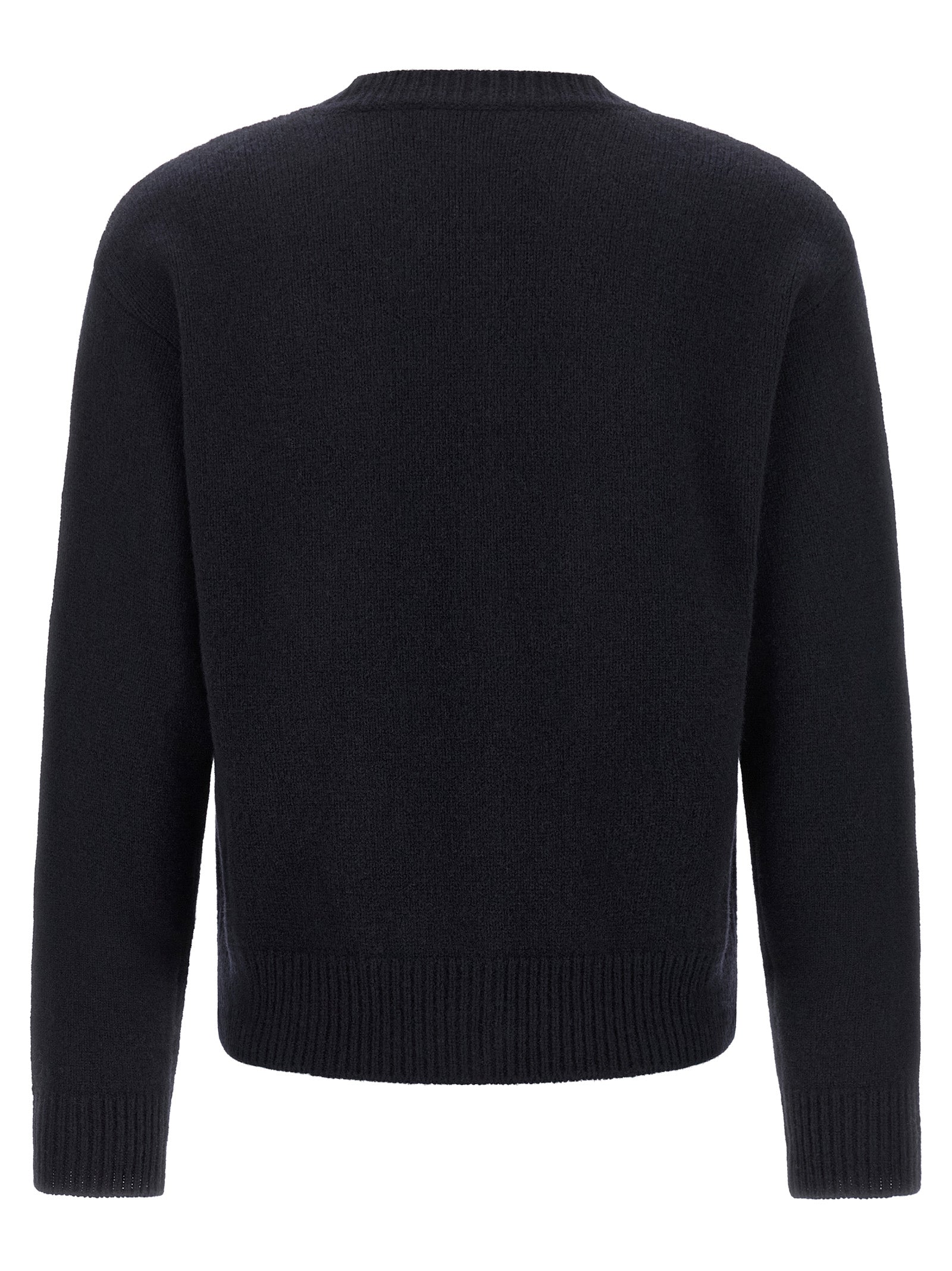 A.P.C. Lila' Wool Cardigan With Logo Intarsia