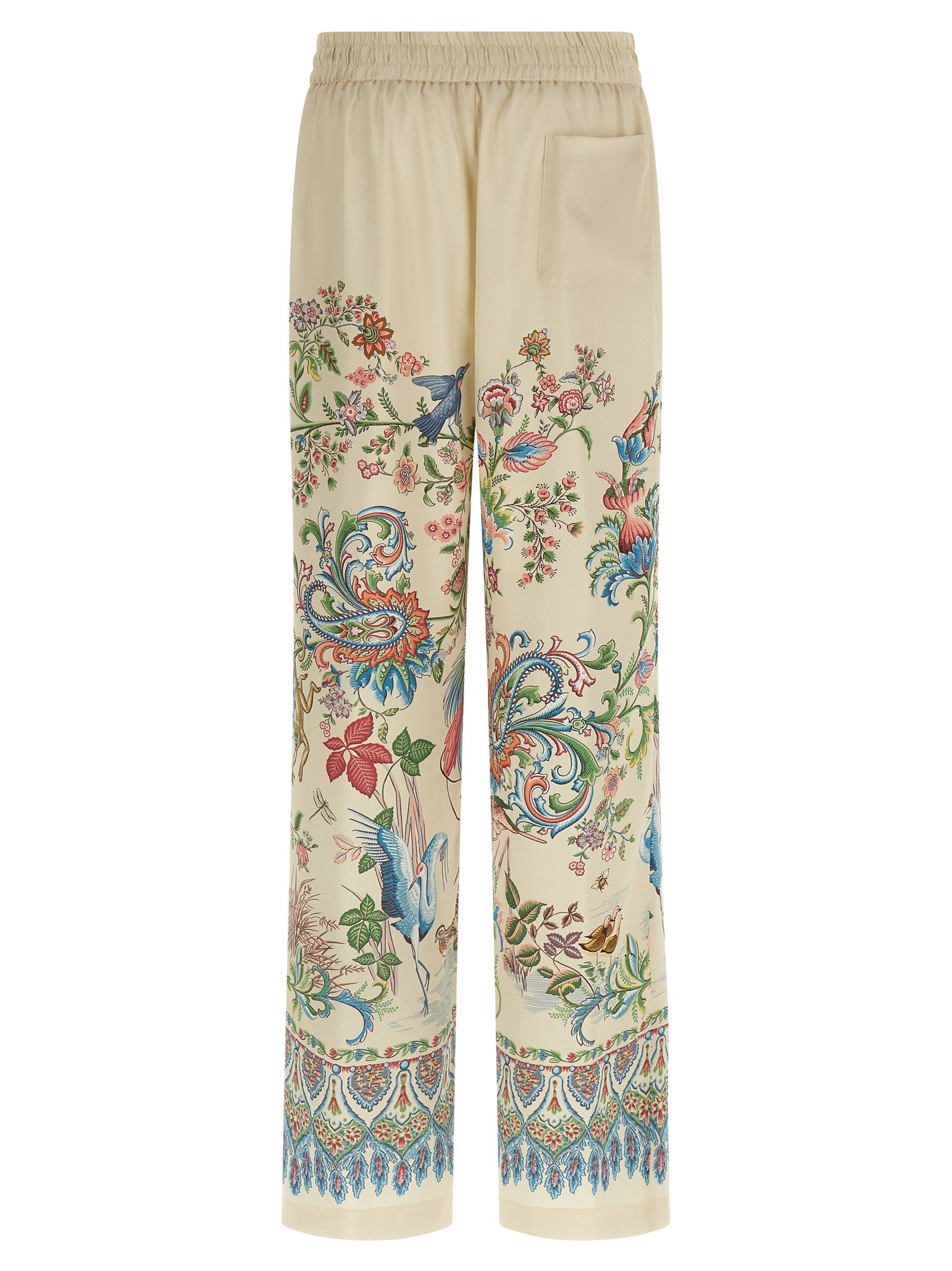 Etro Flora And Fauna Printed Trousers