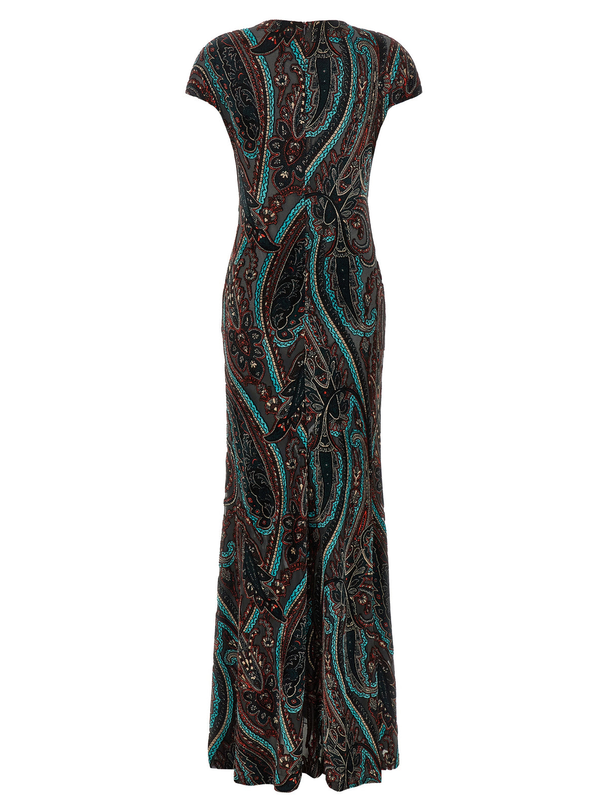 Etro Devoré Velvet Dress