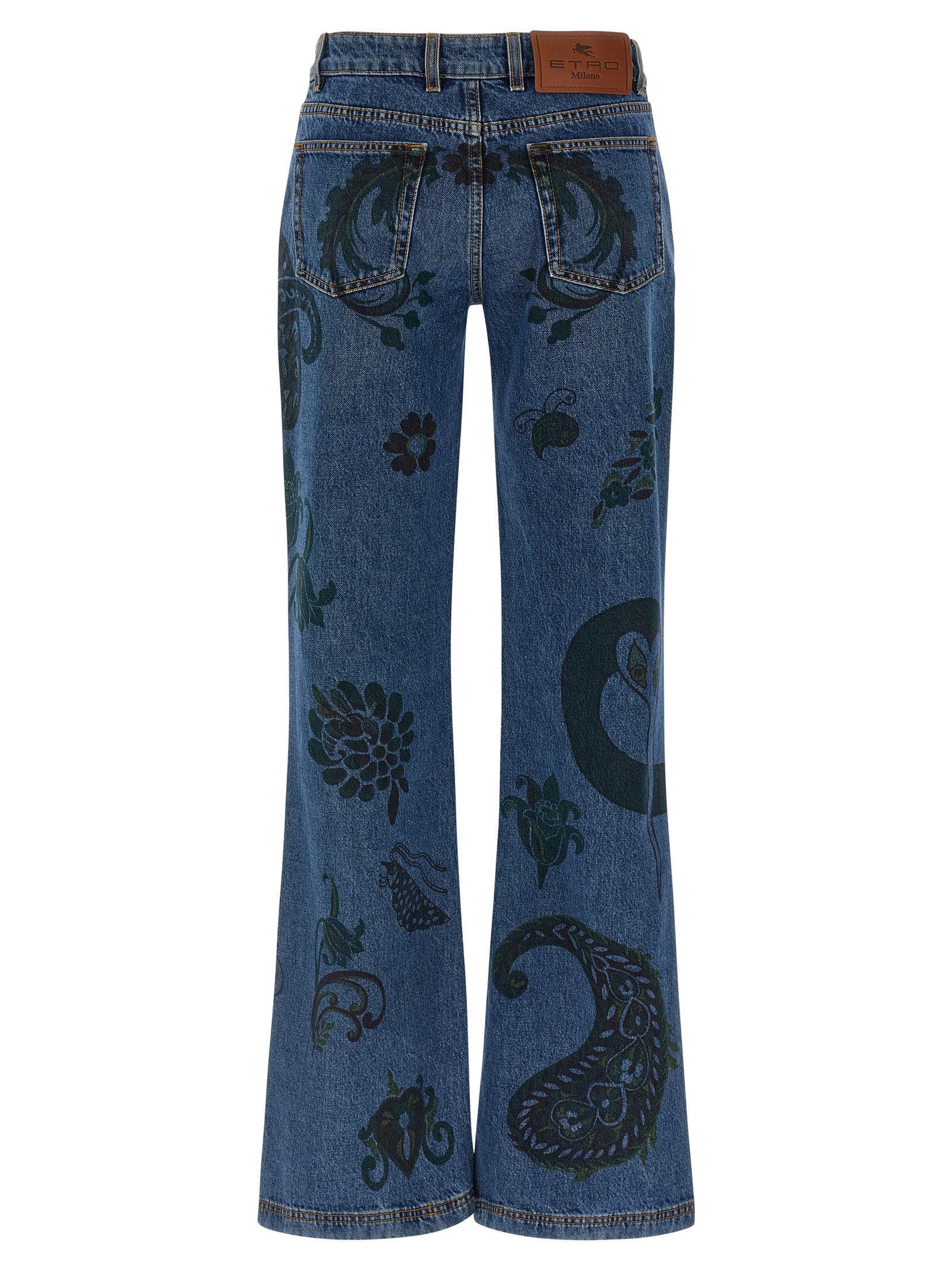 Etro Paisley Print Jeans
