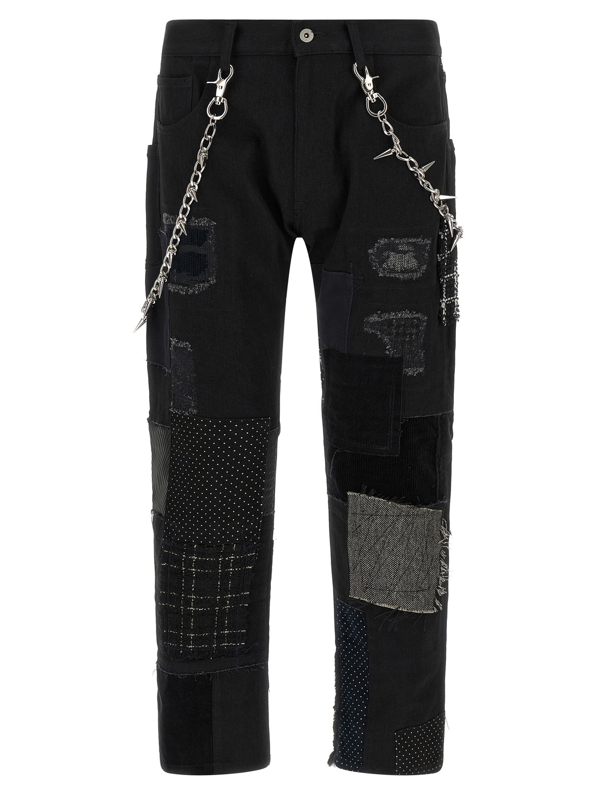 Junya Watanabe Patchwork Jeans With Kilt