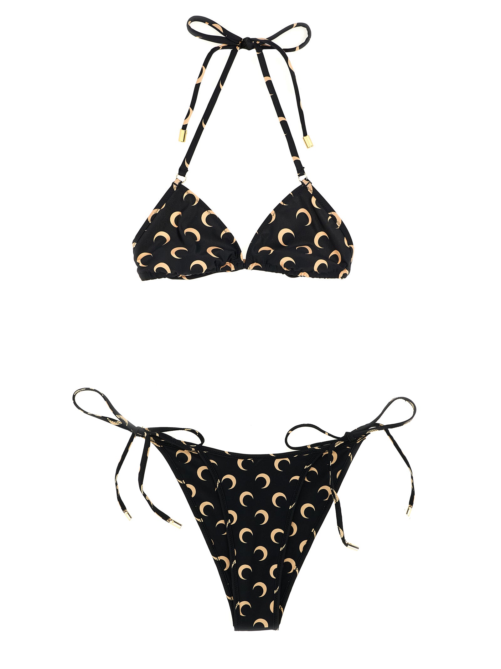 Marine Serre Logo Print Bikini