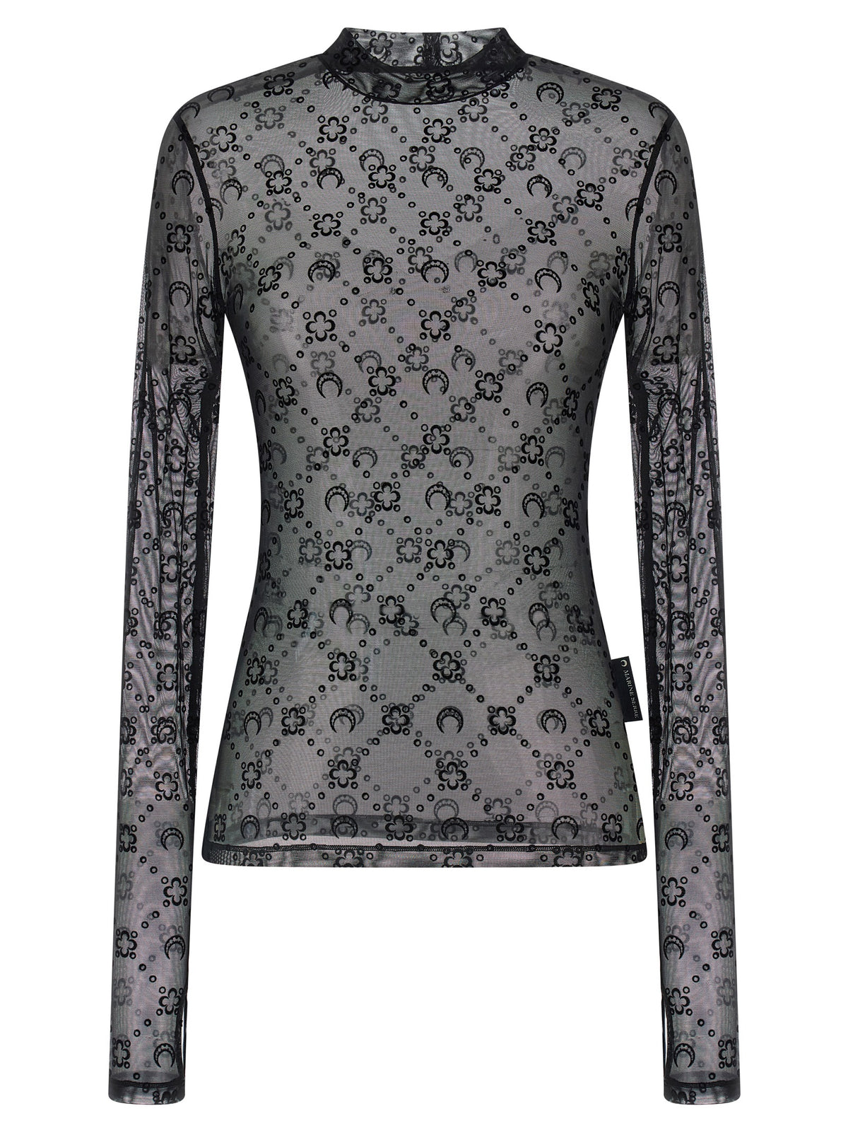 Marine Serre Flocked Moonogram Top