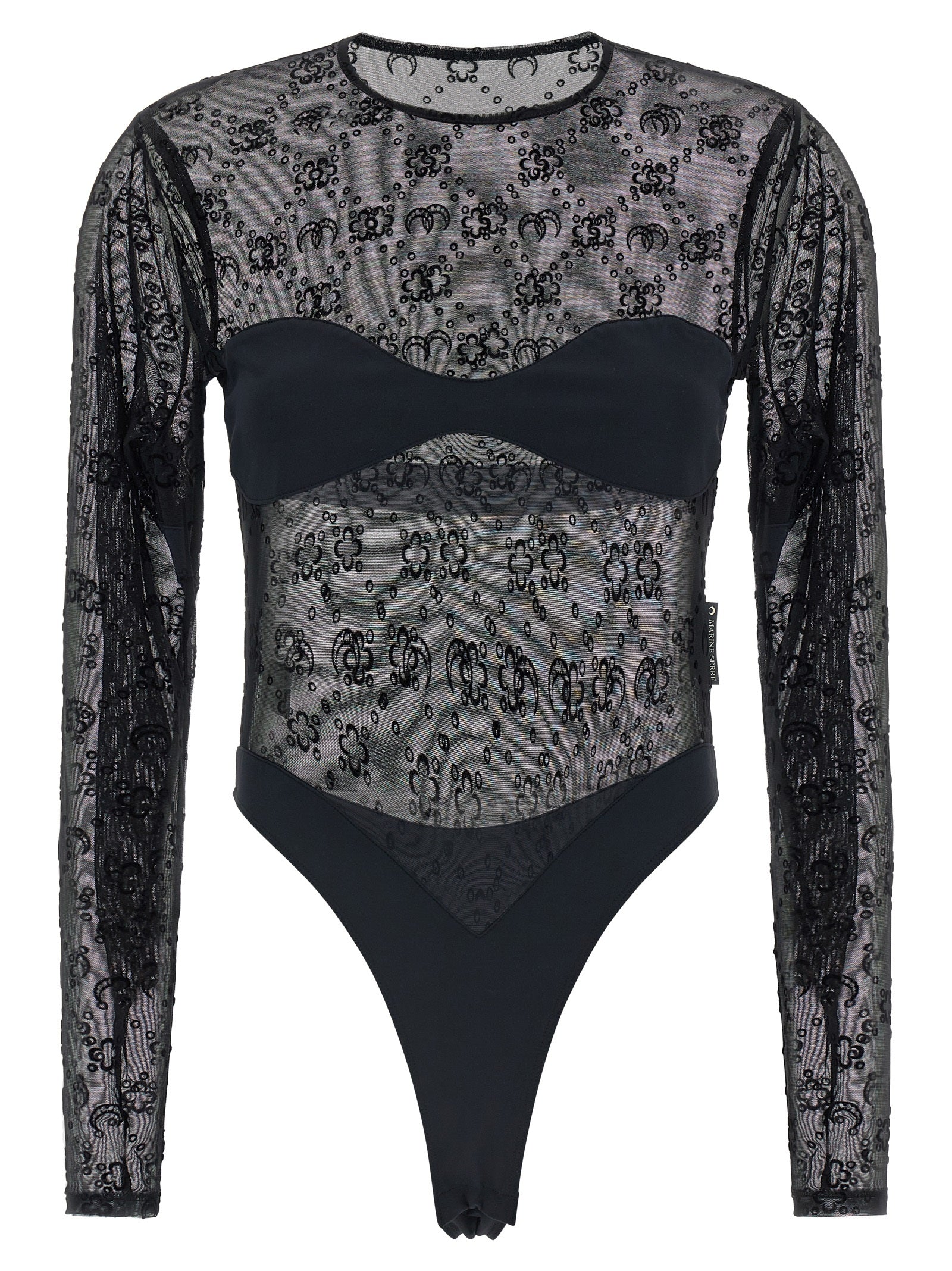 Marine Serre 'Moonogram' Bodysuit