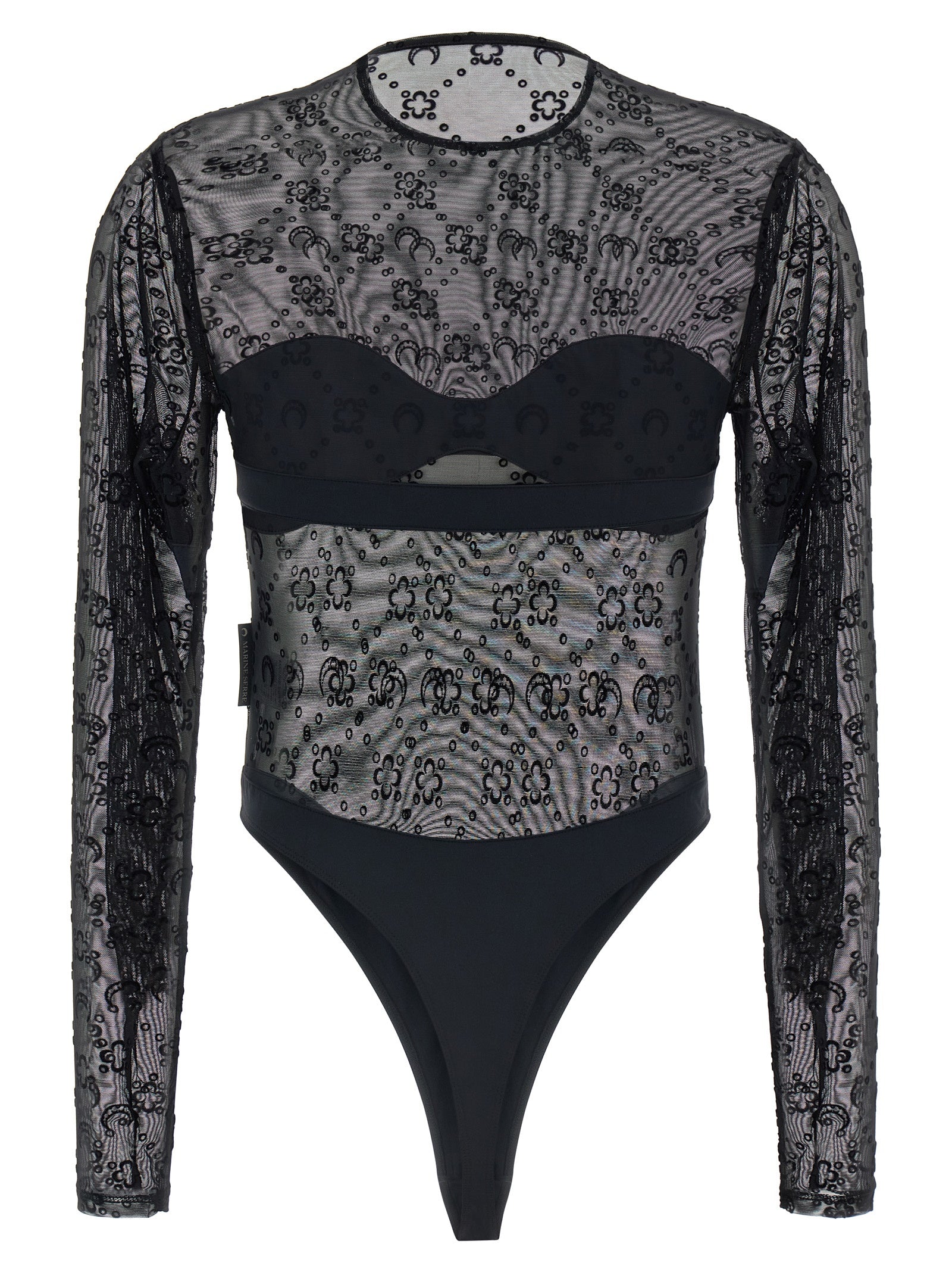 Marine Serre 'Moonogram' Bodysuit