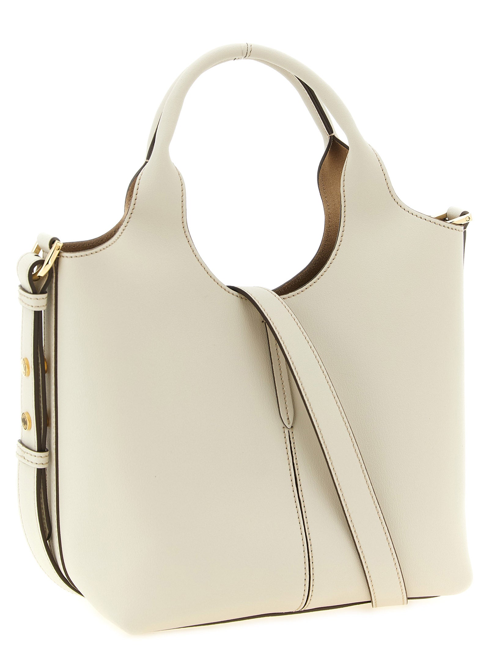 Tod'S Mini Metal Plate Shopping Bag