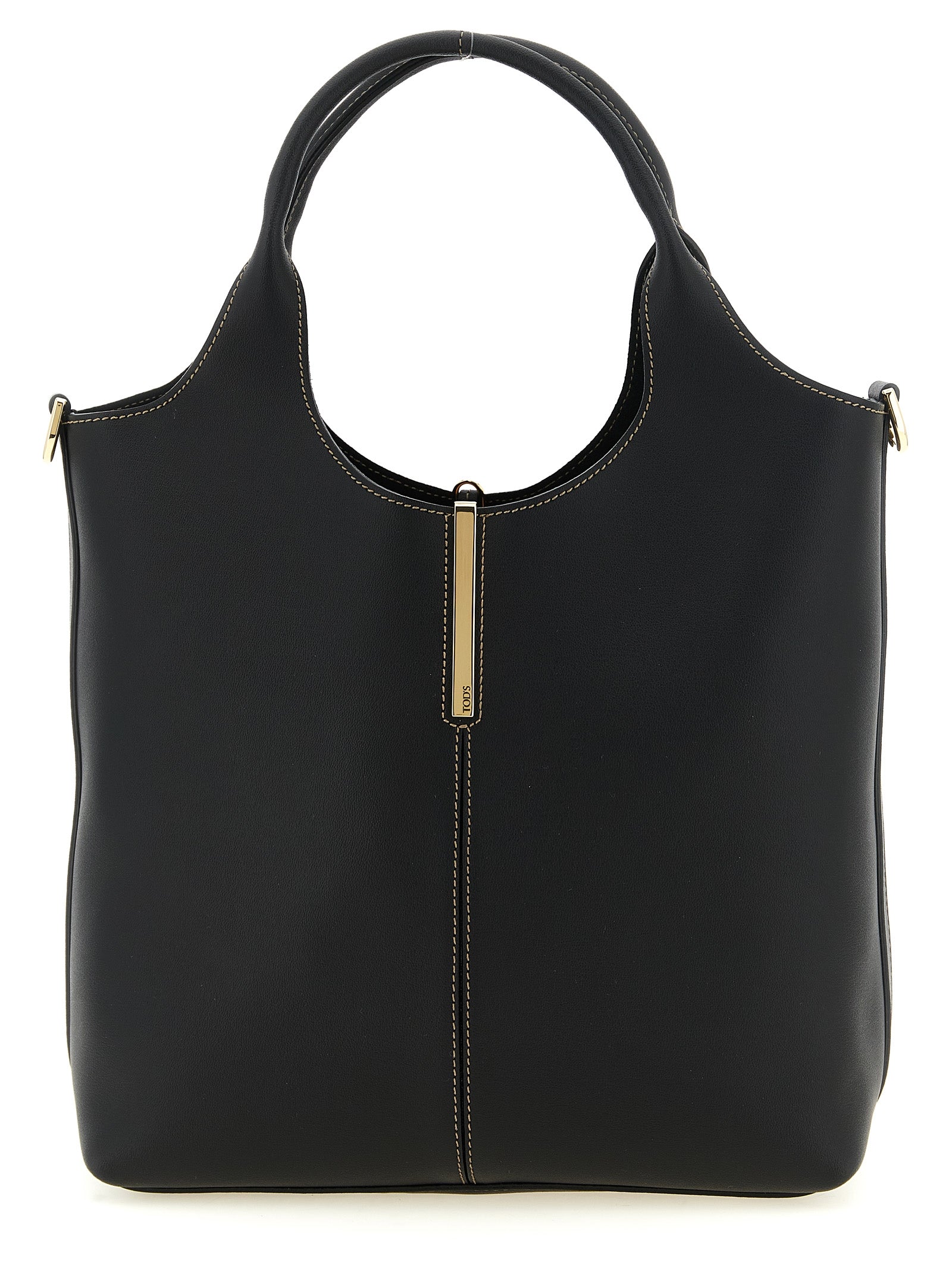 Tod'S Small Metal Plate Shopping Bag