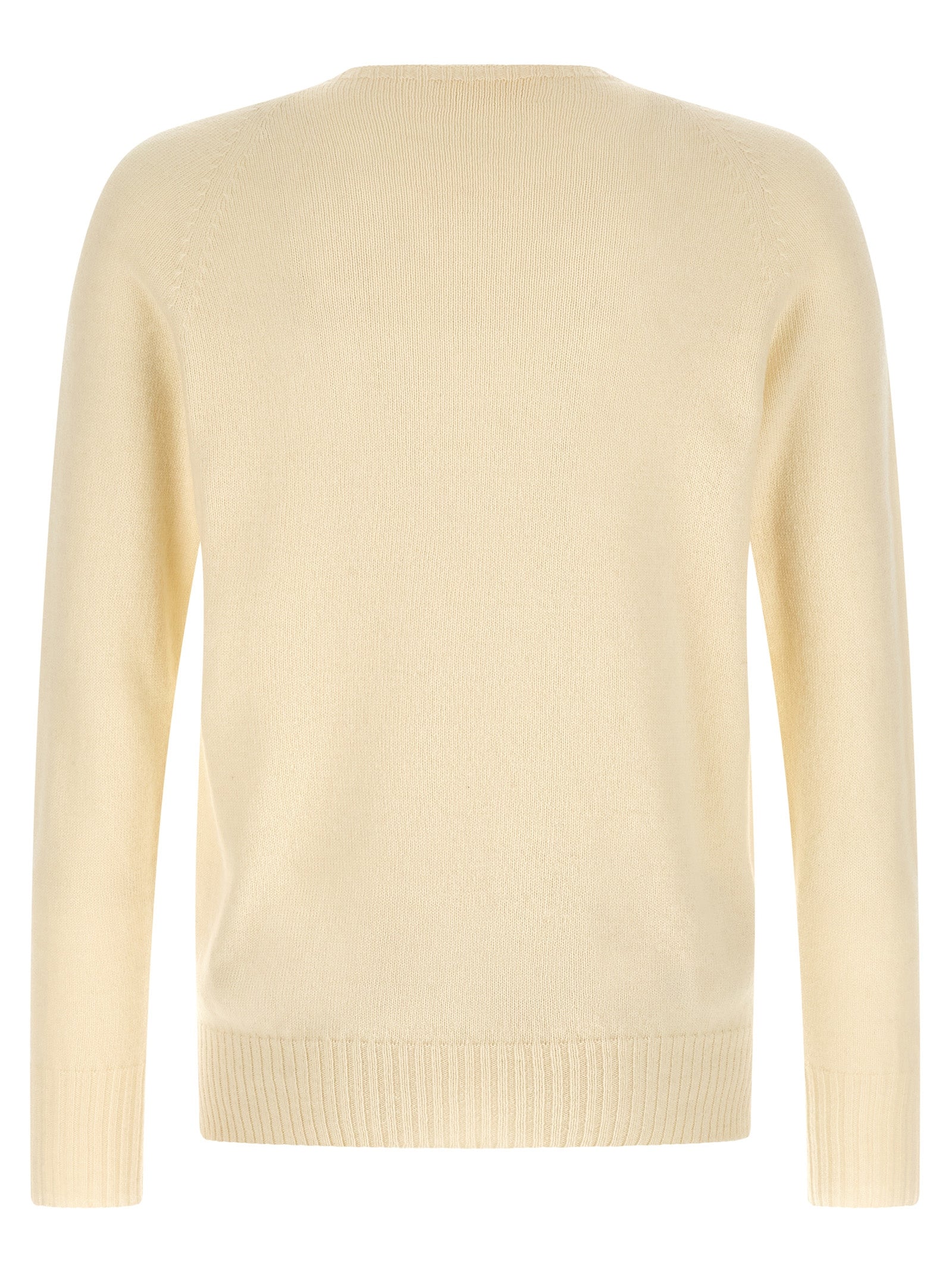 Ma'Ry'Ya Crew-Neck Sweater With Slits