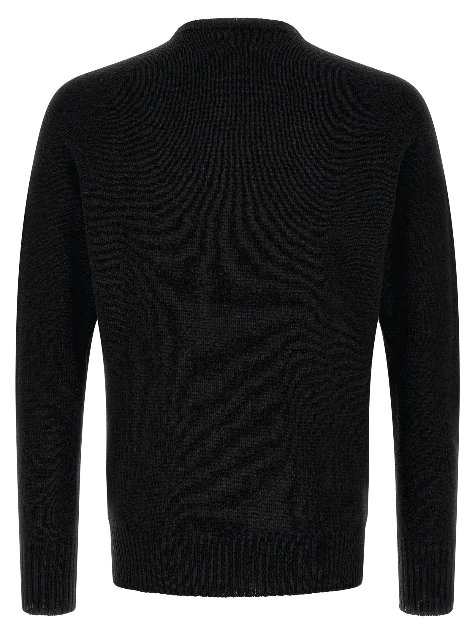 Ma'Ry'Ya Crew-Neck Sweater With Slits