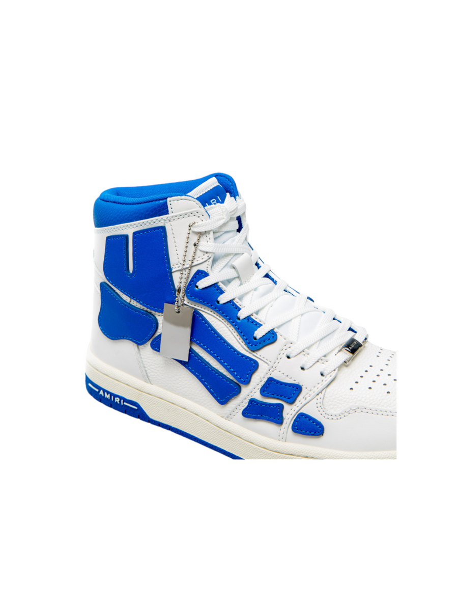 Amiri Skeleton High-Top Sneakers White/Blue – Aveugle Shop