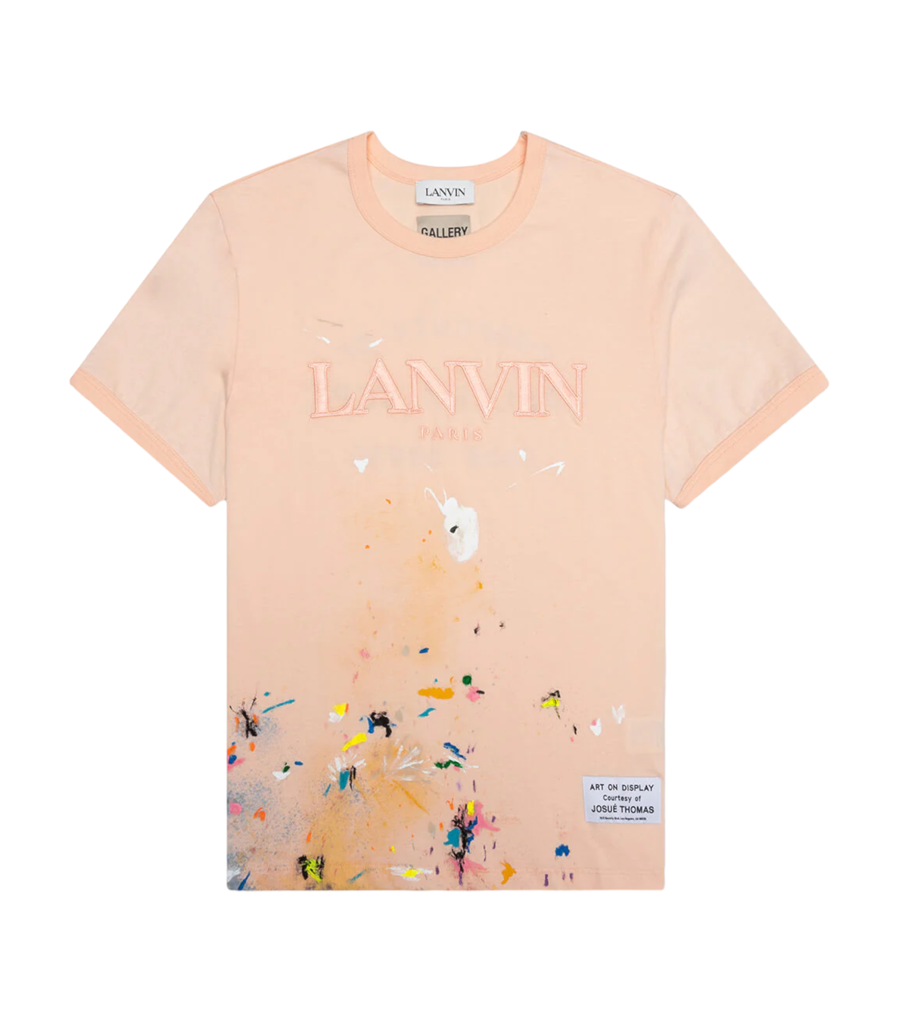 Lanvin x Gallery Dept. Paint Splatter Logo T Shirt