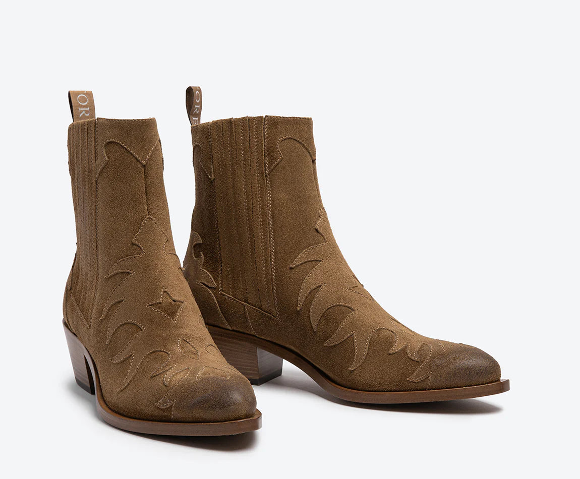 Sartore Suede Western Boots