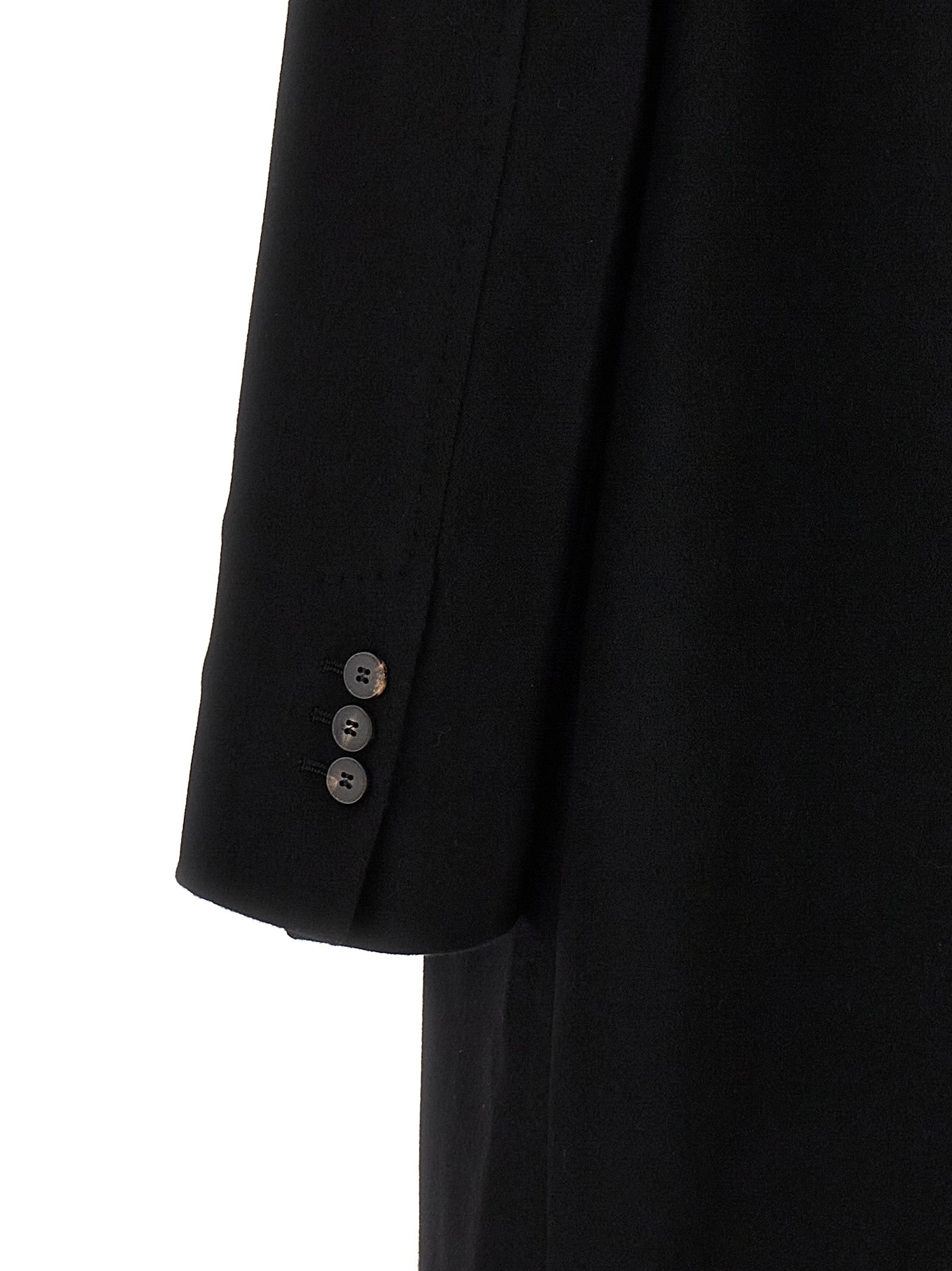 Alberto Biani Single-Breasted Wool Coat