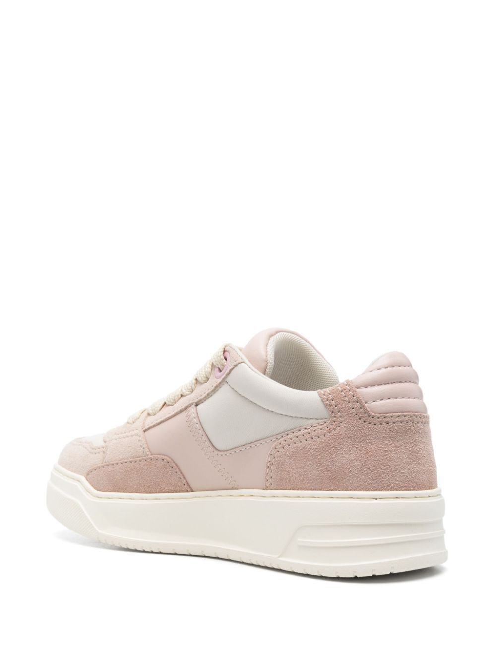Hogan Chamallow Nappa And Suede Sneakers