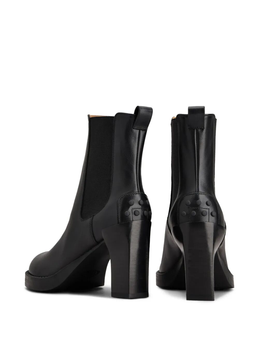 Tod's Leather Heeled Chelsea Ankle Boots