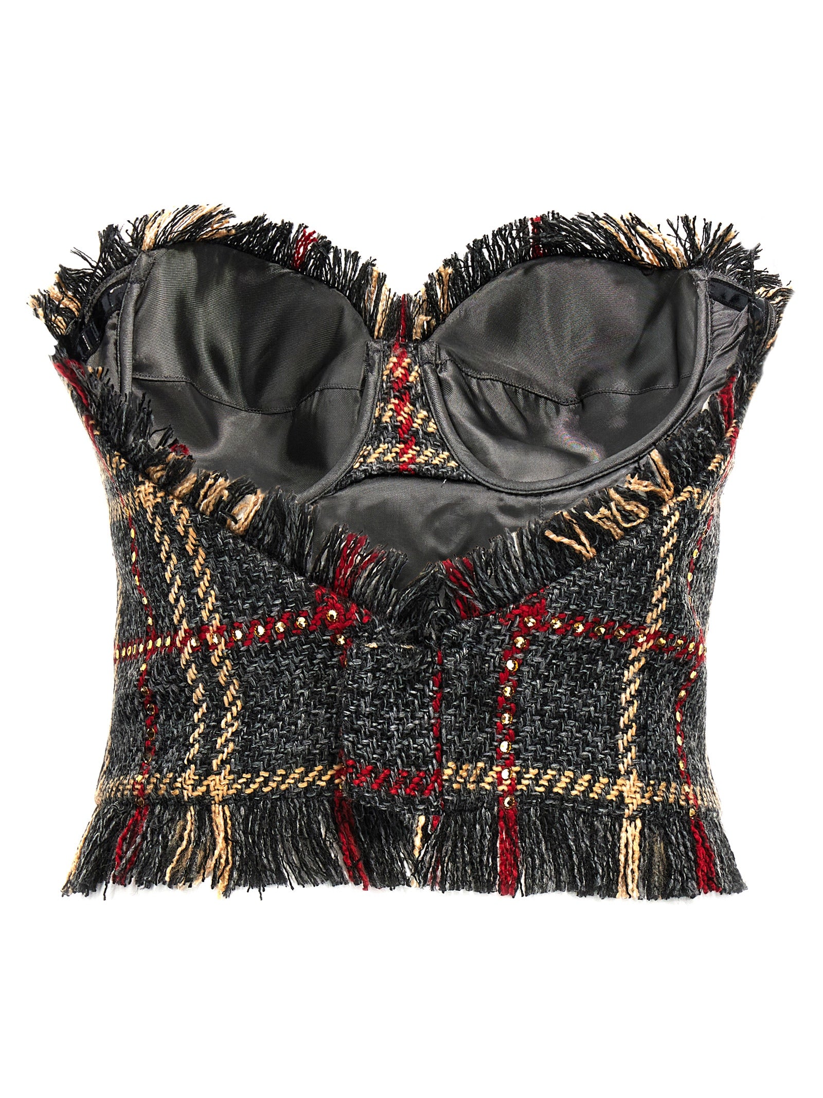 Giuseppe Di Morabito Check Bustier Top