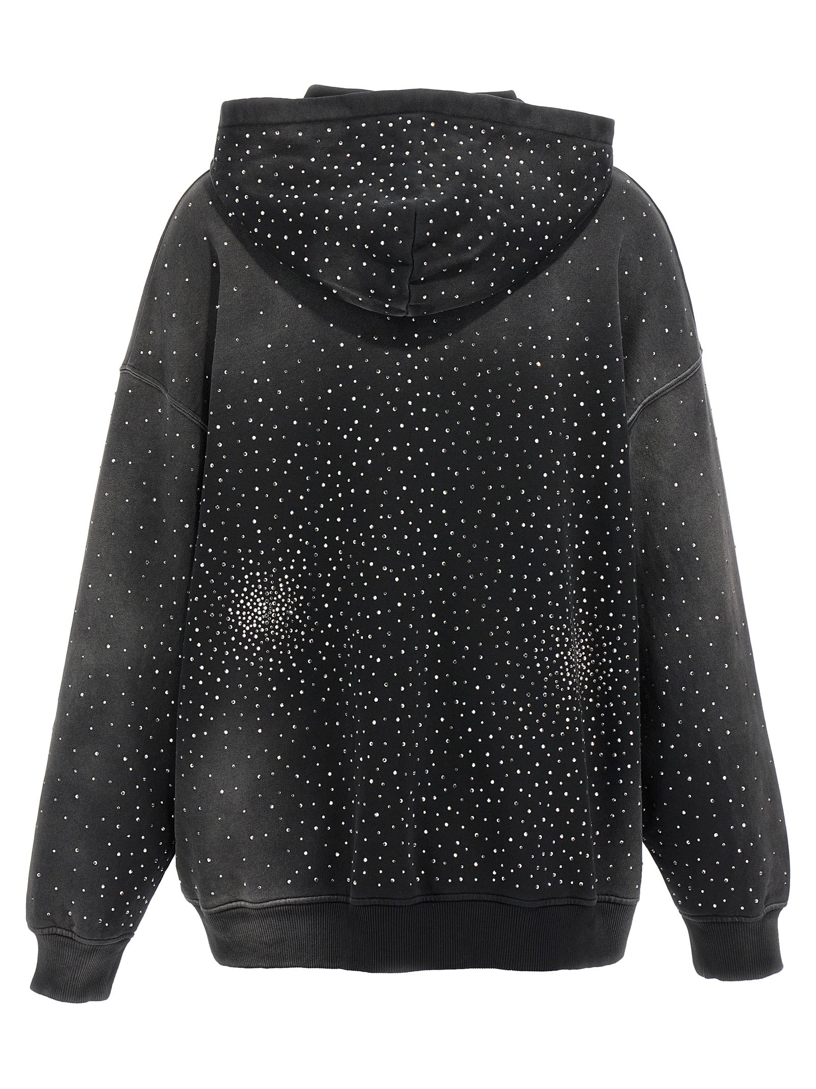 Giuseppe Di Morabito Washed Rhinestone Hoodie