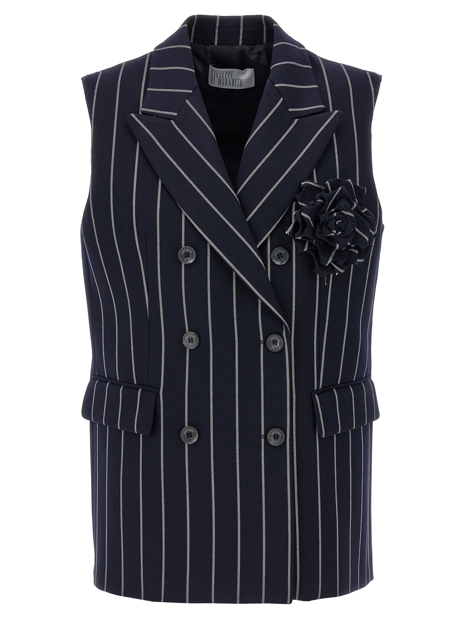 Giuseppe Di Morabito Double-Breasted Pinstripe Vest