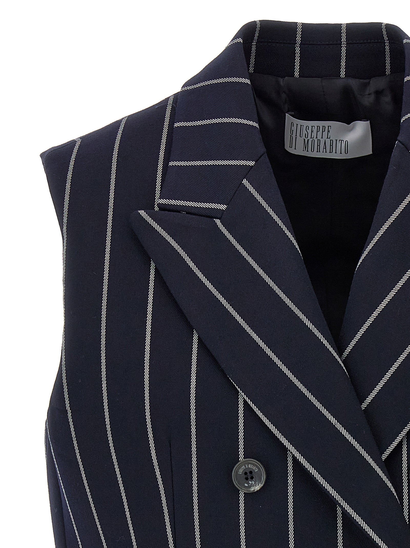 Giuseppe Di Morabito Double-Breasted Pinstripe Vest