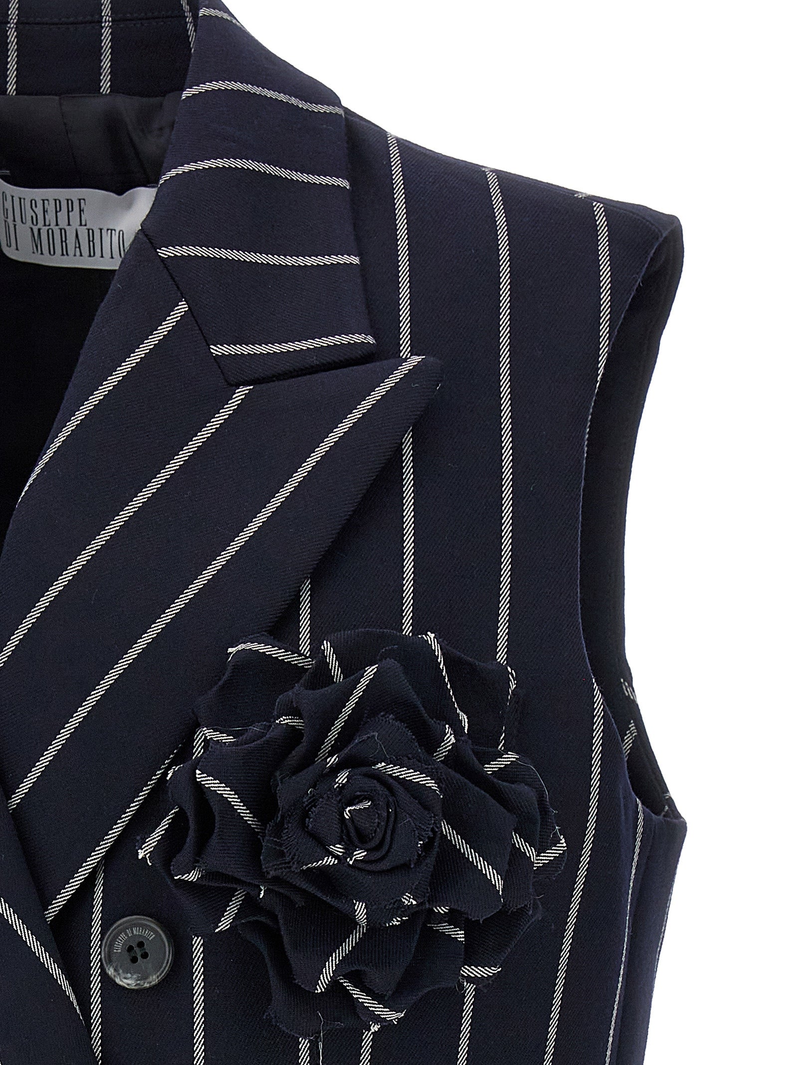 Giuseppe Di Morabito Double-Breasted Pinstripe Vest