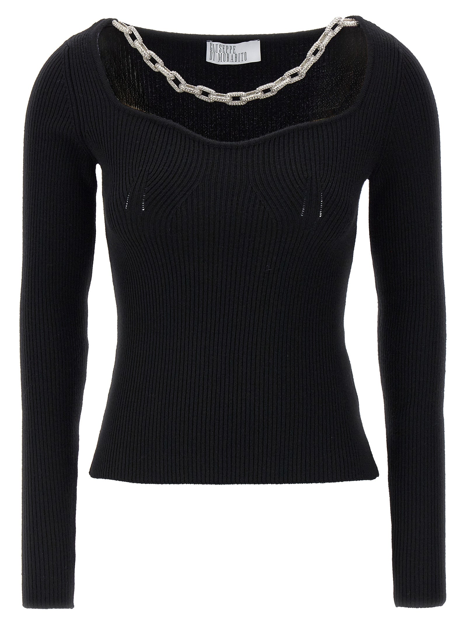 Giuseppe Di Morabito Jewel Chain Sweater