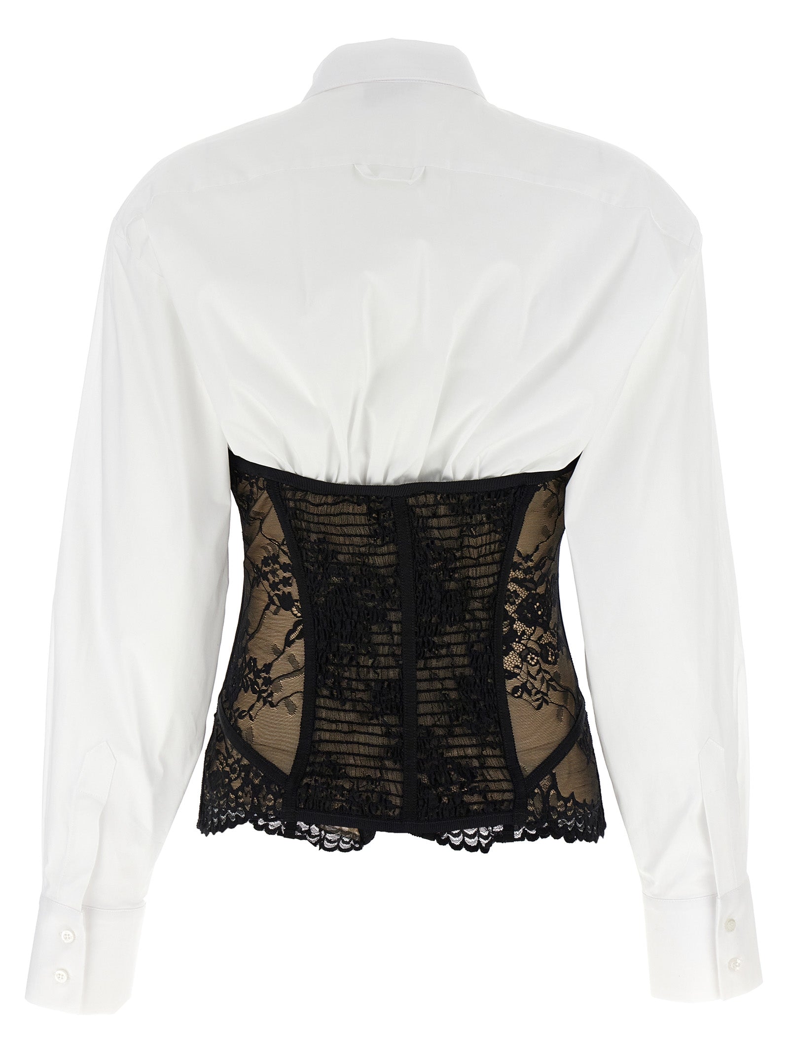 Giuseppe Di Morabito Lace Bodice Insert Shirt