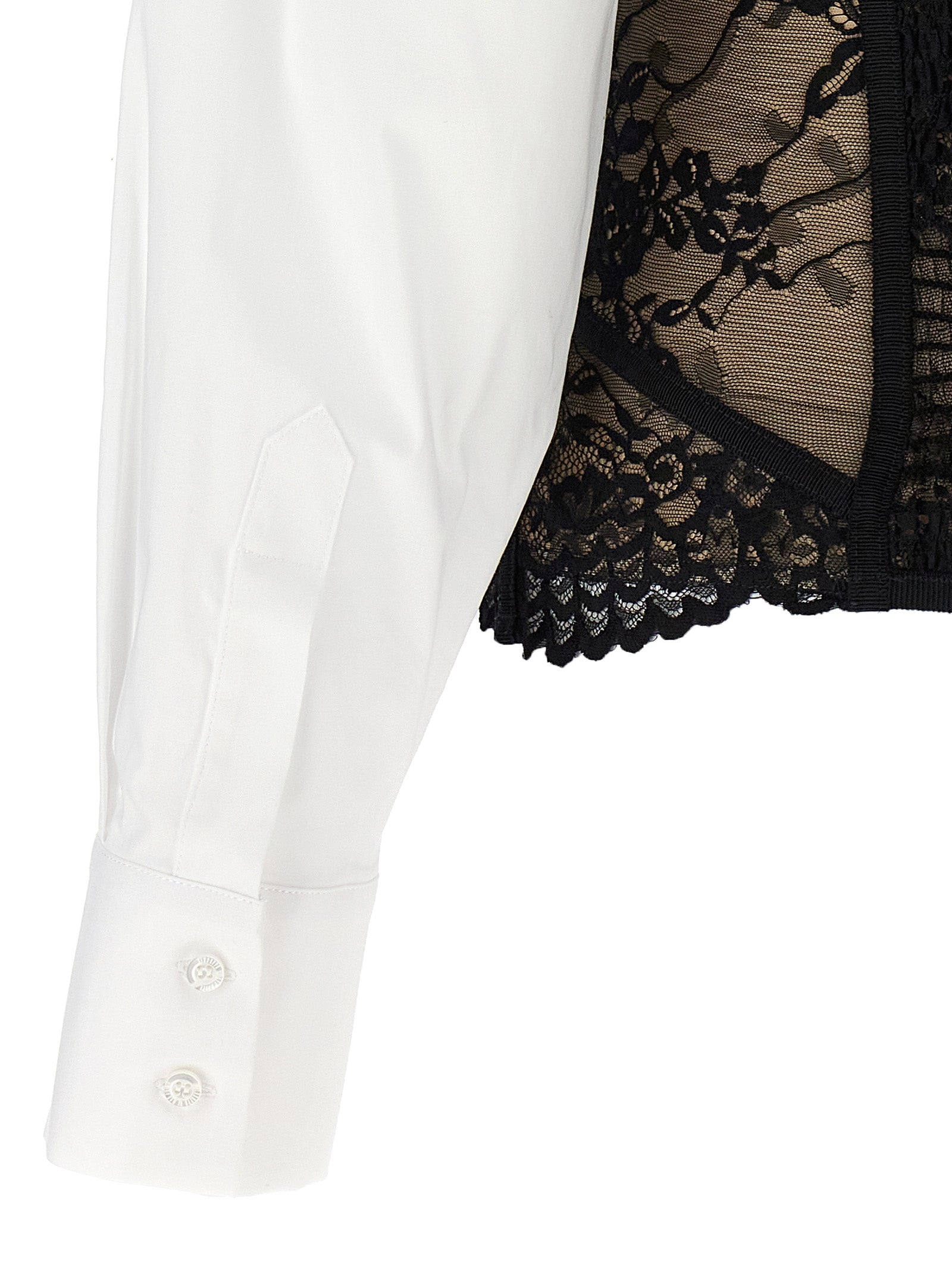 Giuseppe Di Morabito Lace Bodice Insert Shirt