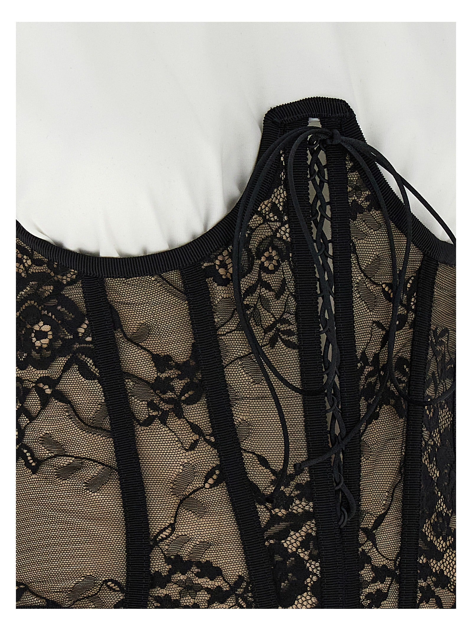 Giuseppe Di Morabito Lace Bodice Insert Top