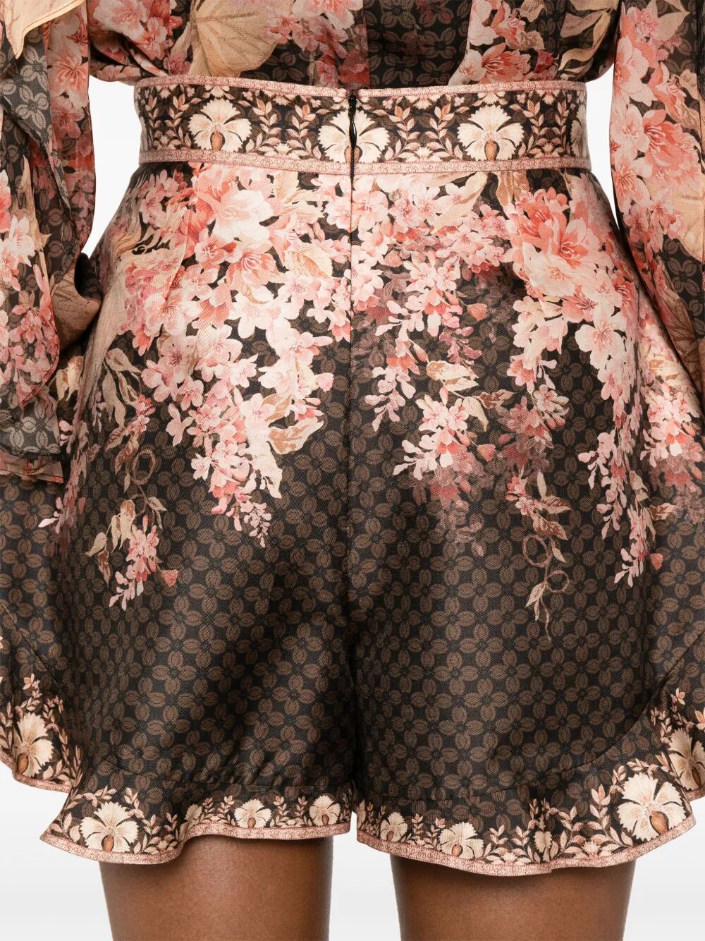 Zimmermann Illuminate Flutter Silk Blend Shorts
