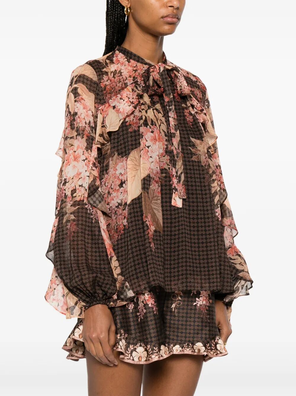 Zimmermann Illuminate Flutter Viscose Blouse