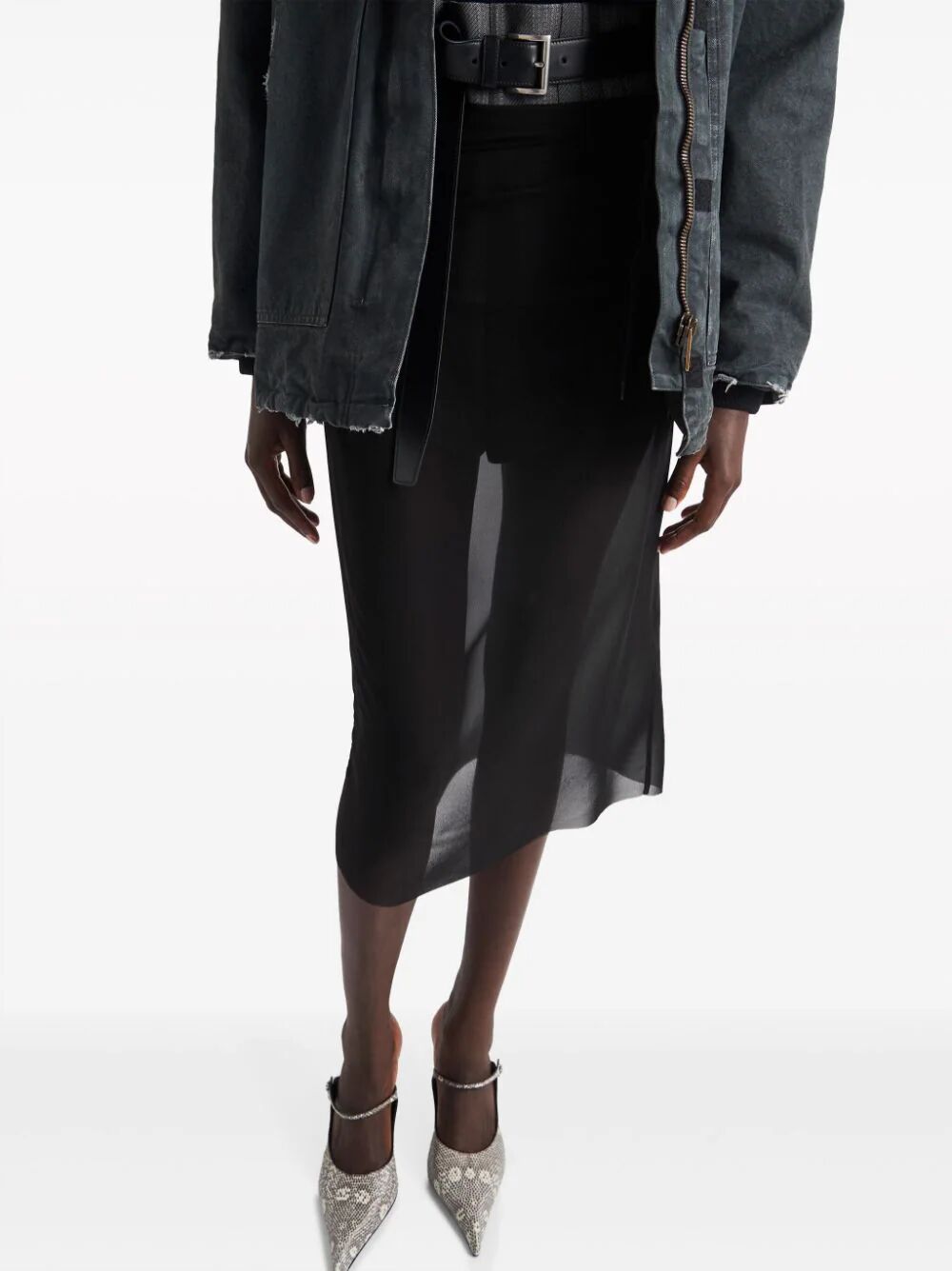 Prada Georgette Skirt