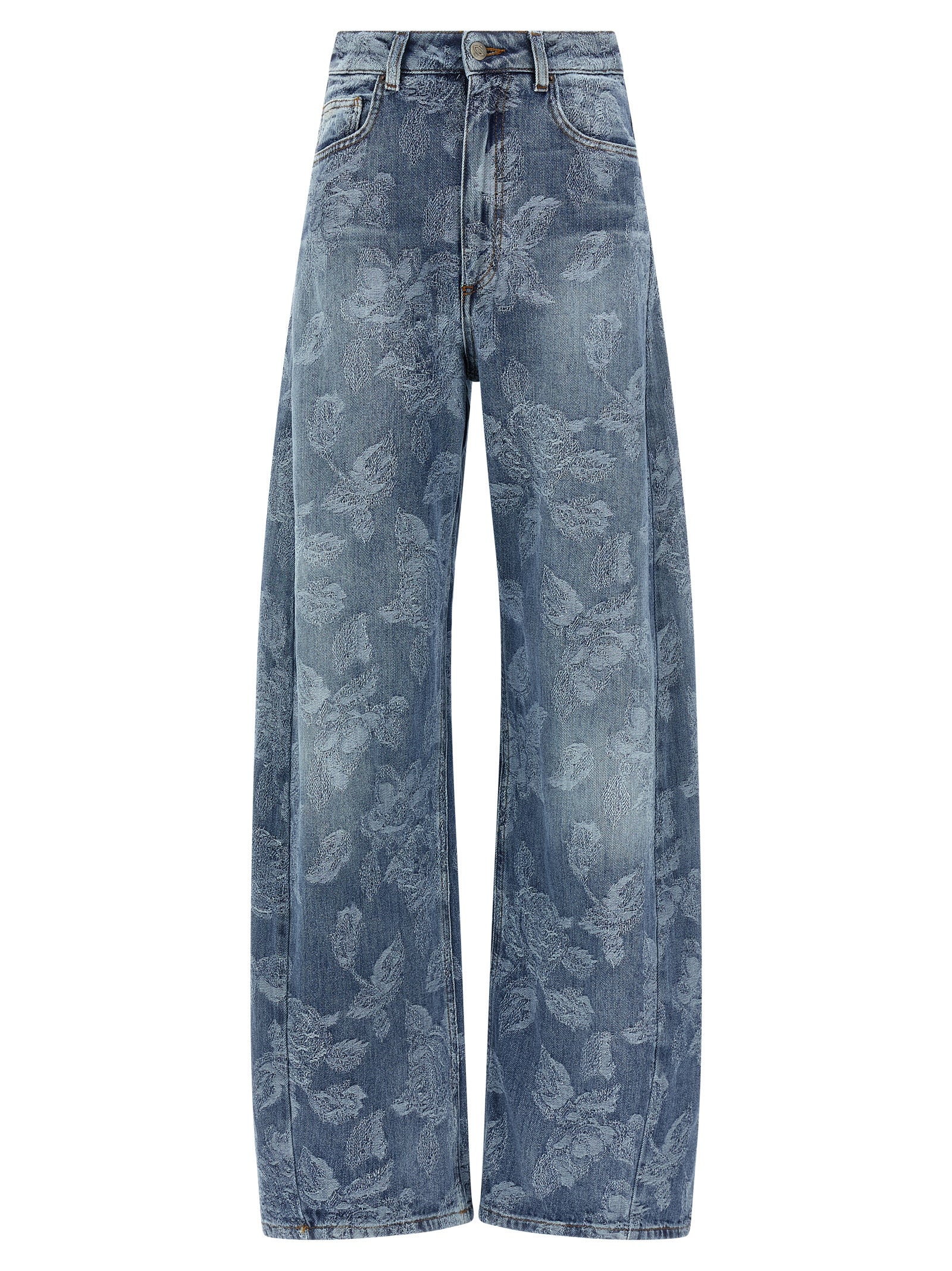 Giuseppe Di Morabito Jacquard Flower Jeans