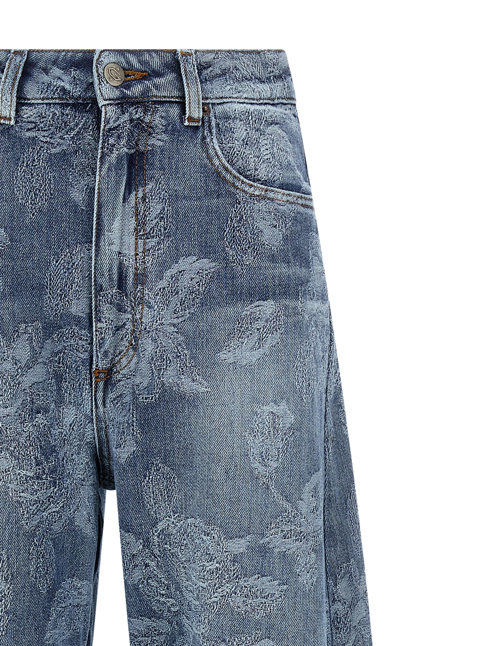 Giuseppe Di Morabito Jacquard Flower Jeans