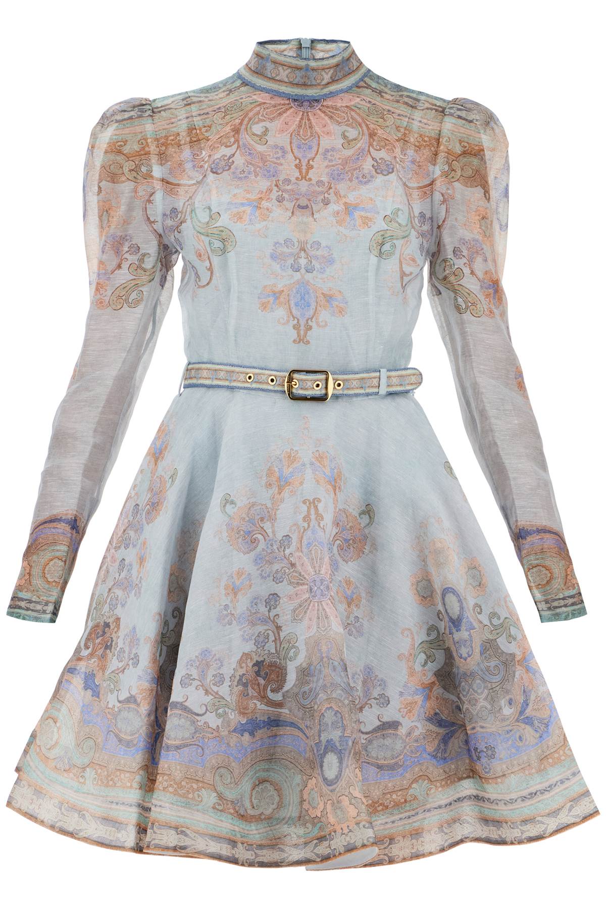 Zimmermann Eden Mini Dress With Belt