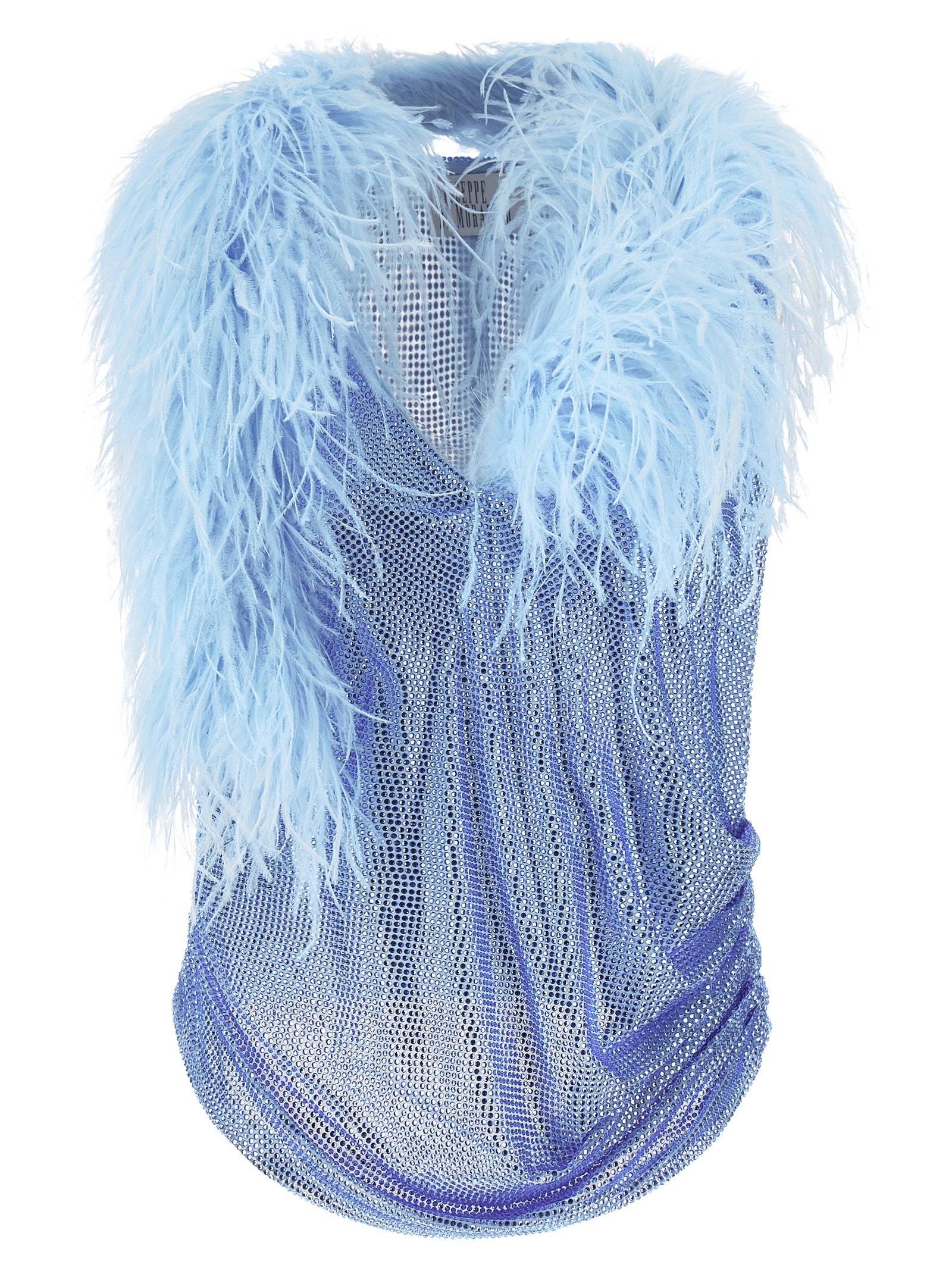 Giuseppe Di Morabito Mesh And Feather Top