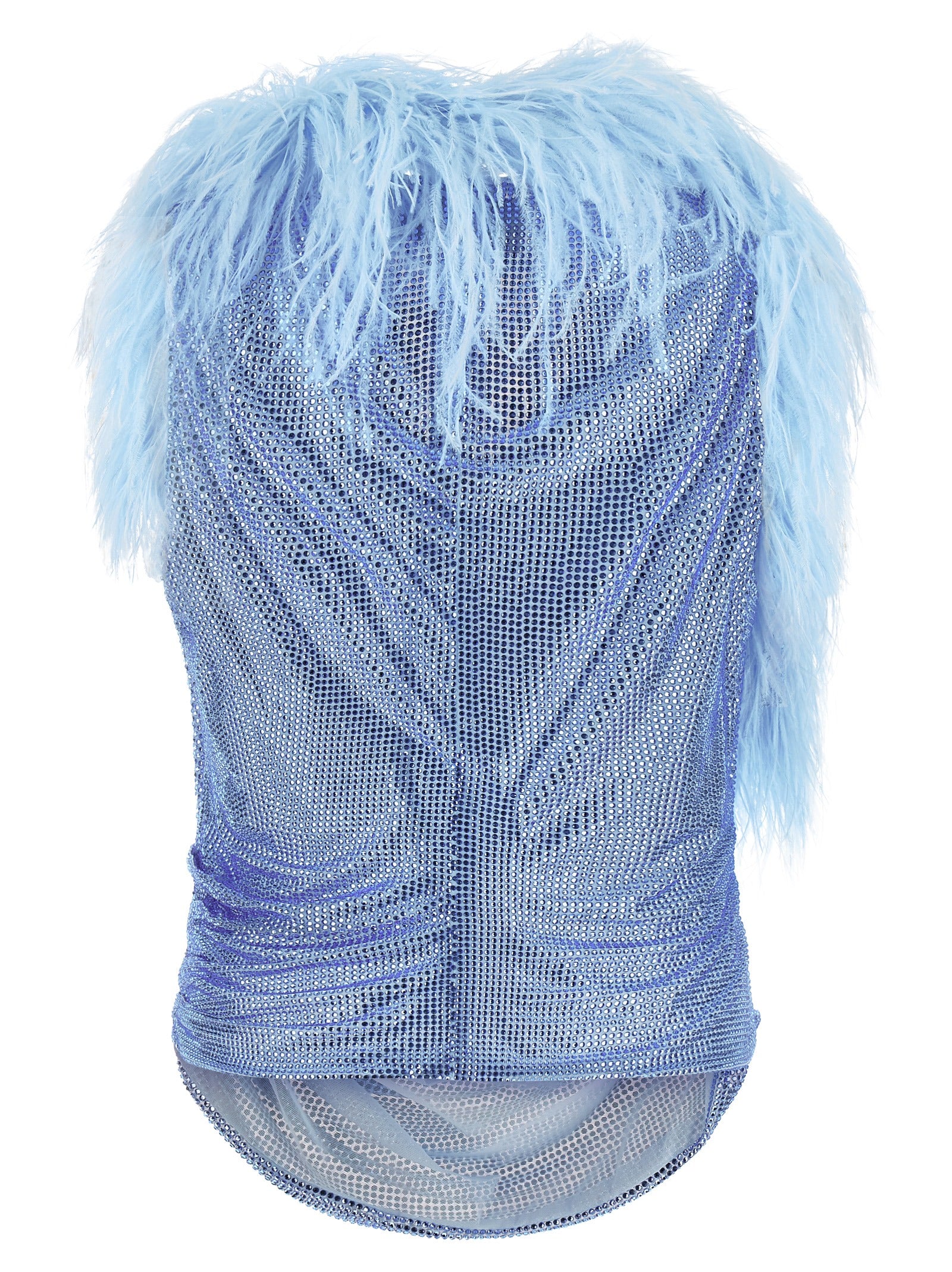 Giuseppe Di Morabito Mesh And Feather Top