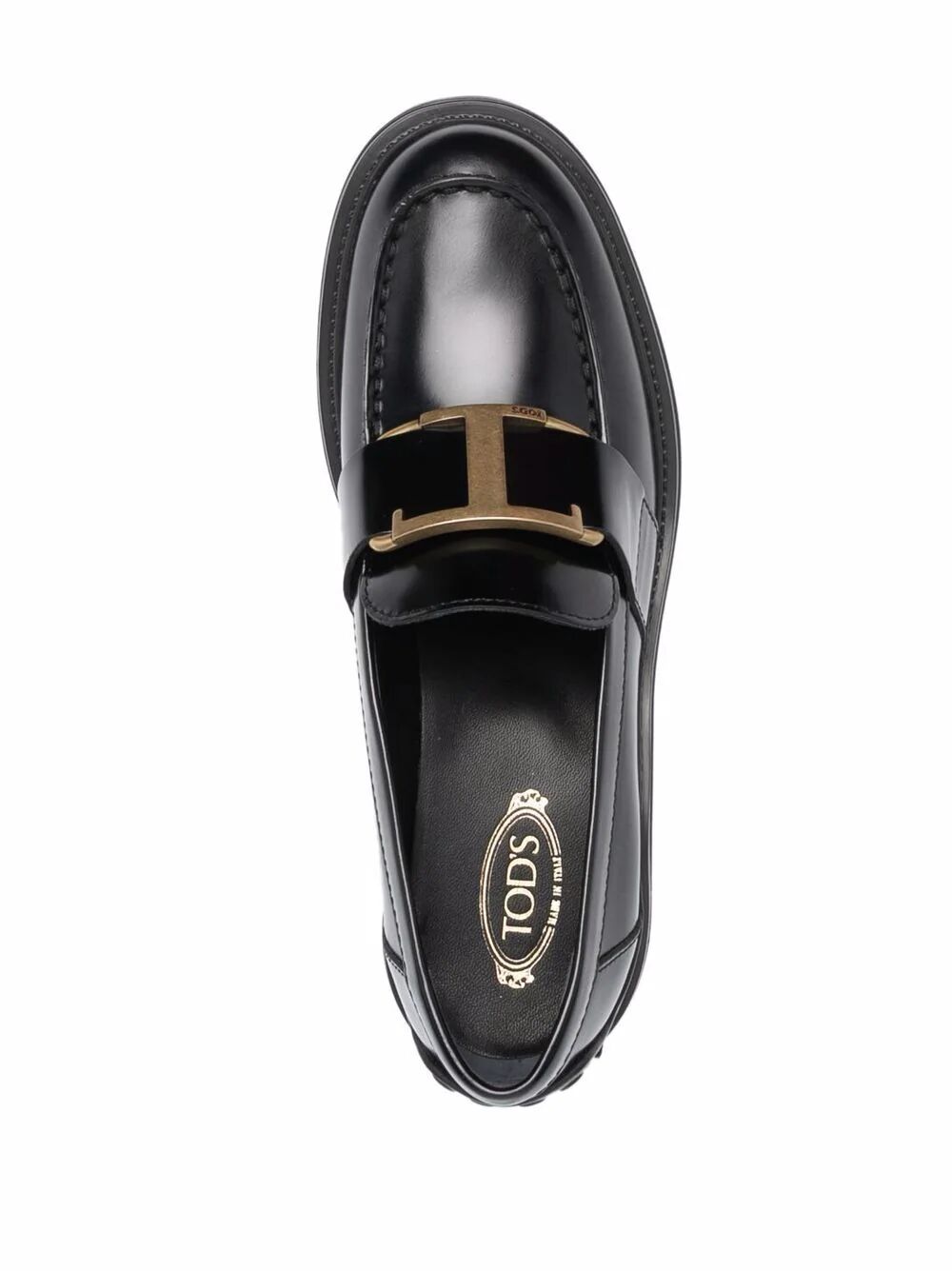 Tod's Leather Heeled Loafers