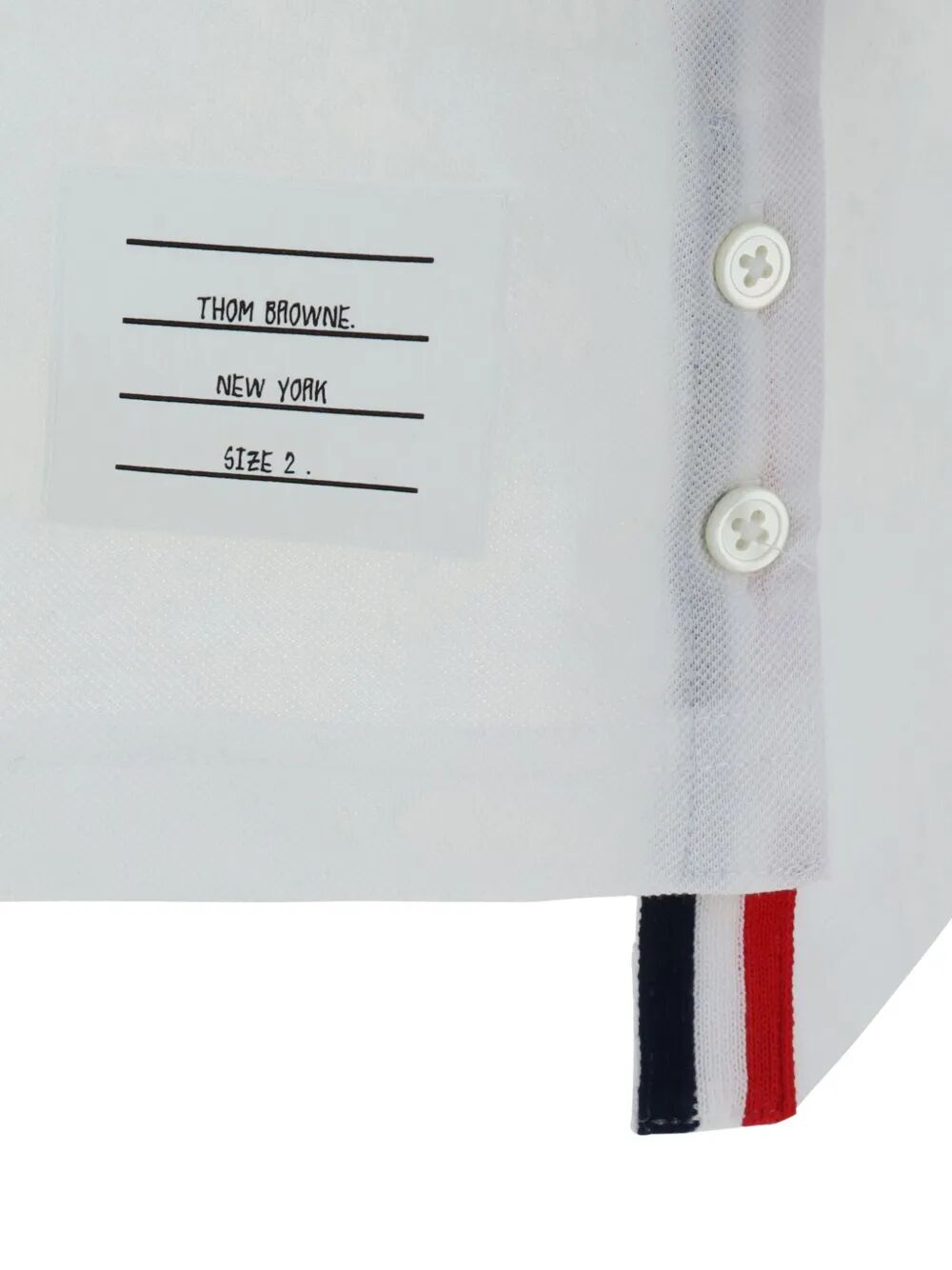 Thom Browne Piqué Pocket Polo