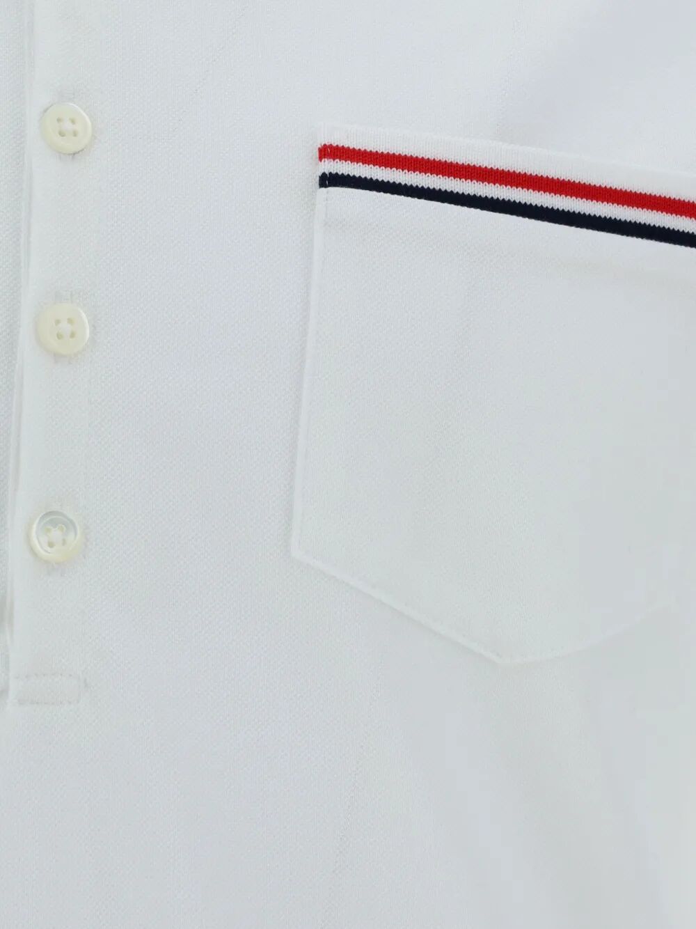 Thom Browne Piqué Pocket Polo