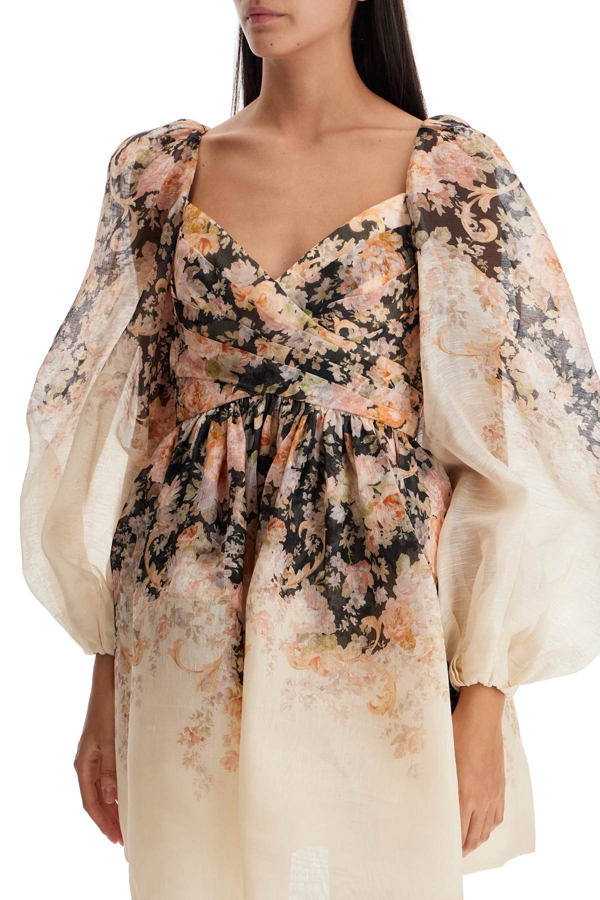 Zimmermann Floral Mini Dress Illustr